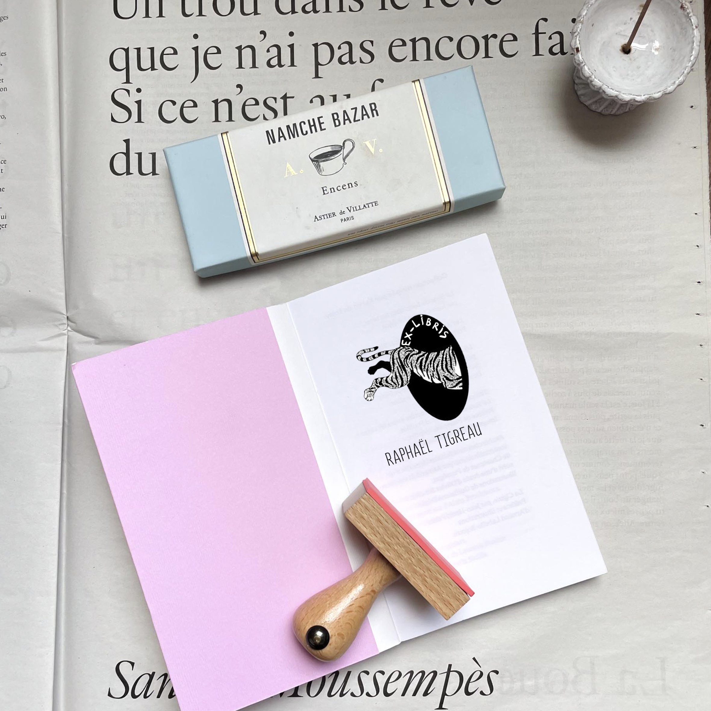 Ex-Libris - Tigre Magique - Atelier ExLibris