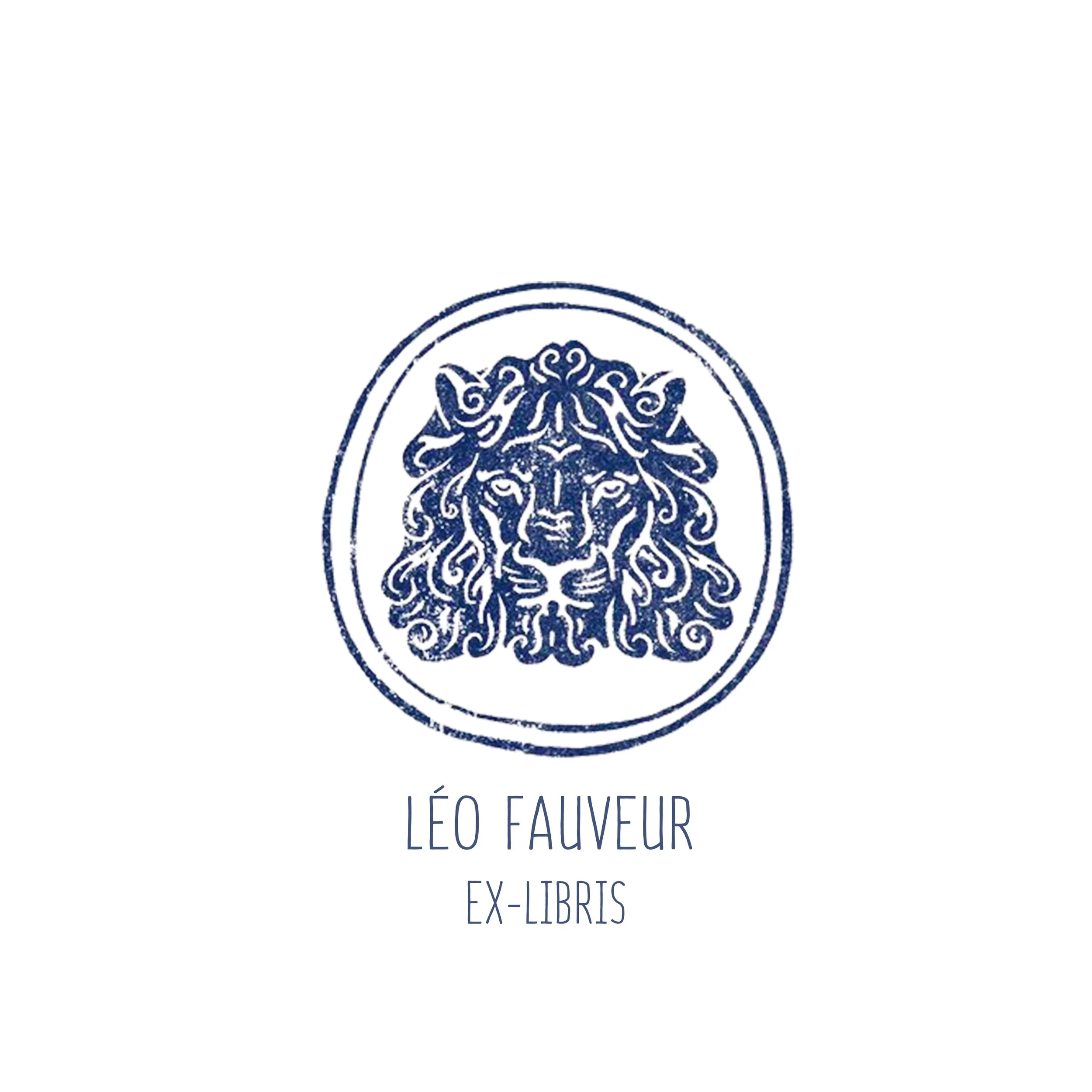 Ex-Libris - Lion Antique