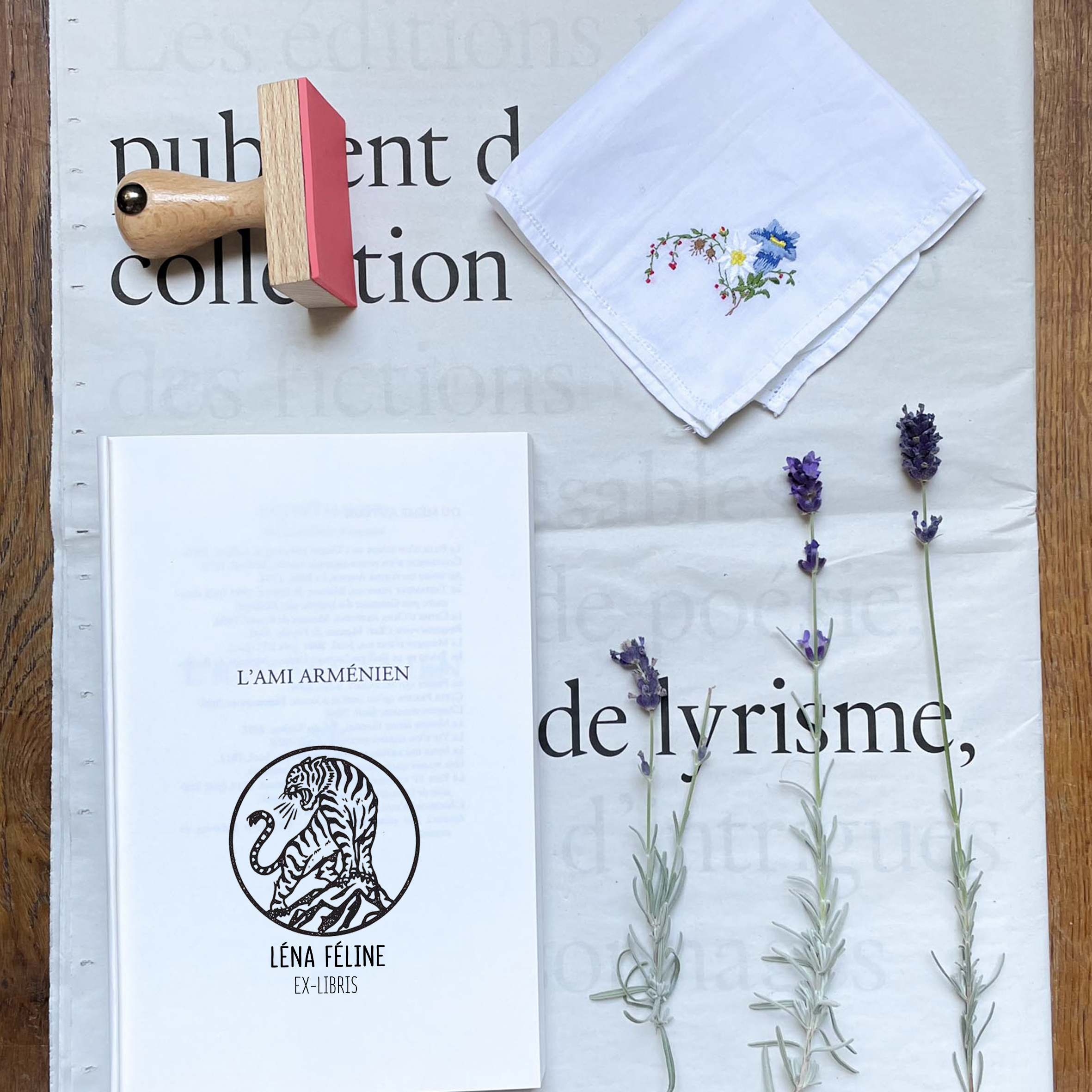 Ex-Libris - Tigre Montagnard - Atelier ExLibris