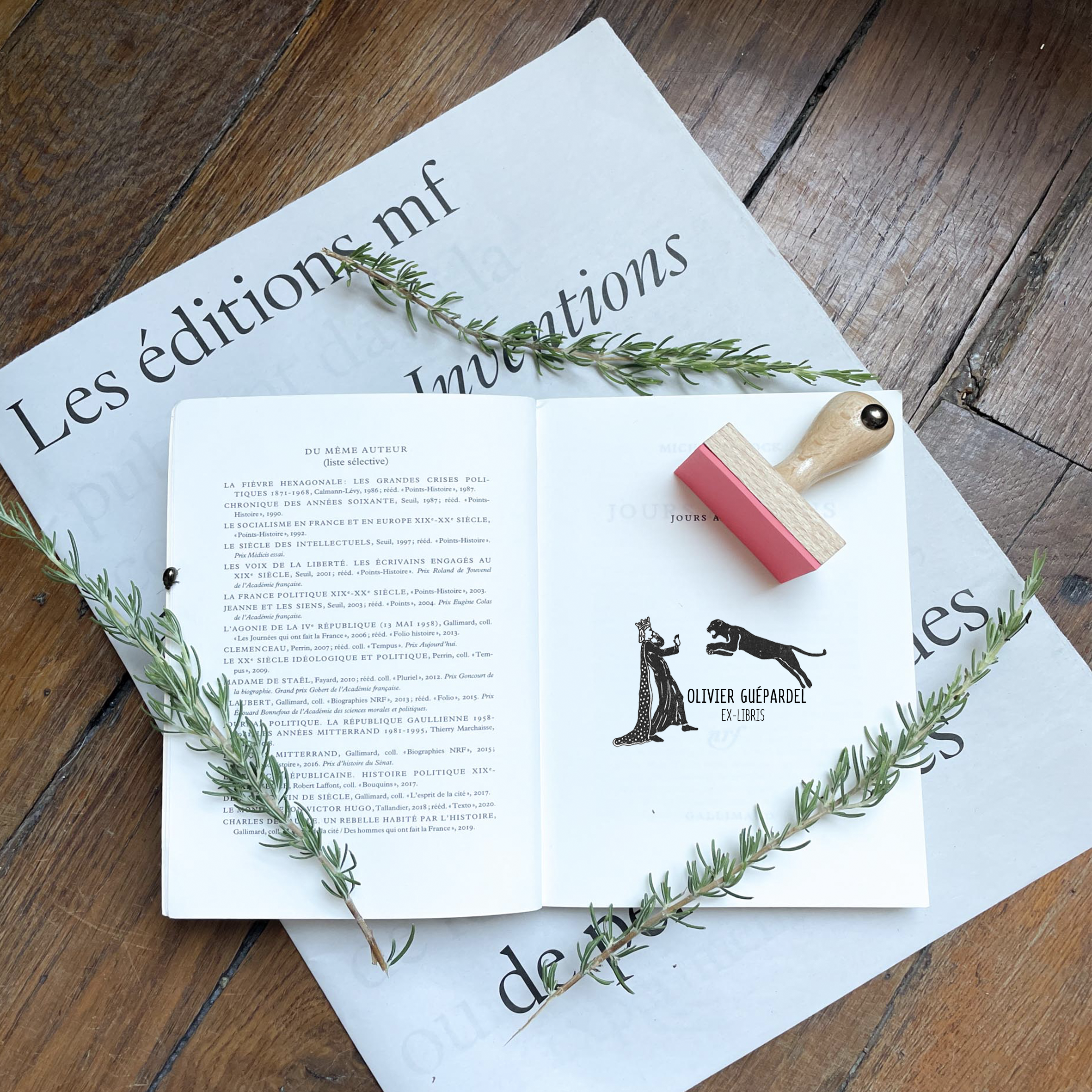 Ex-Libris - Le Roi et la Panthère - Atelier ExLibris