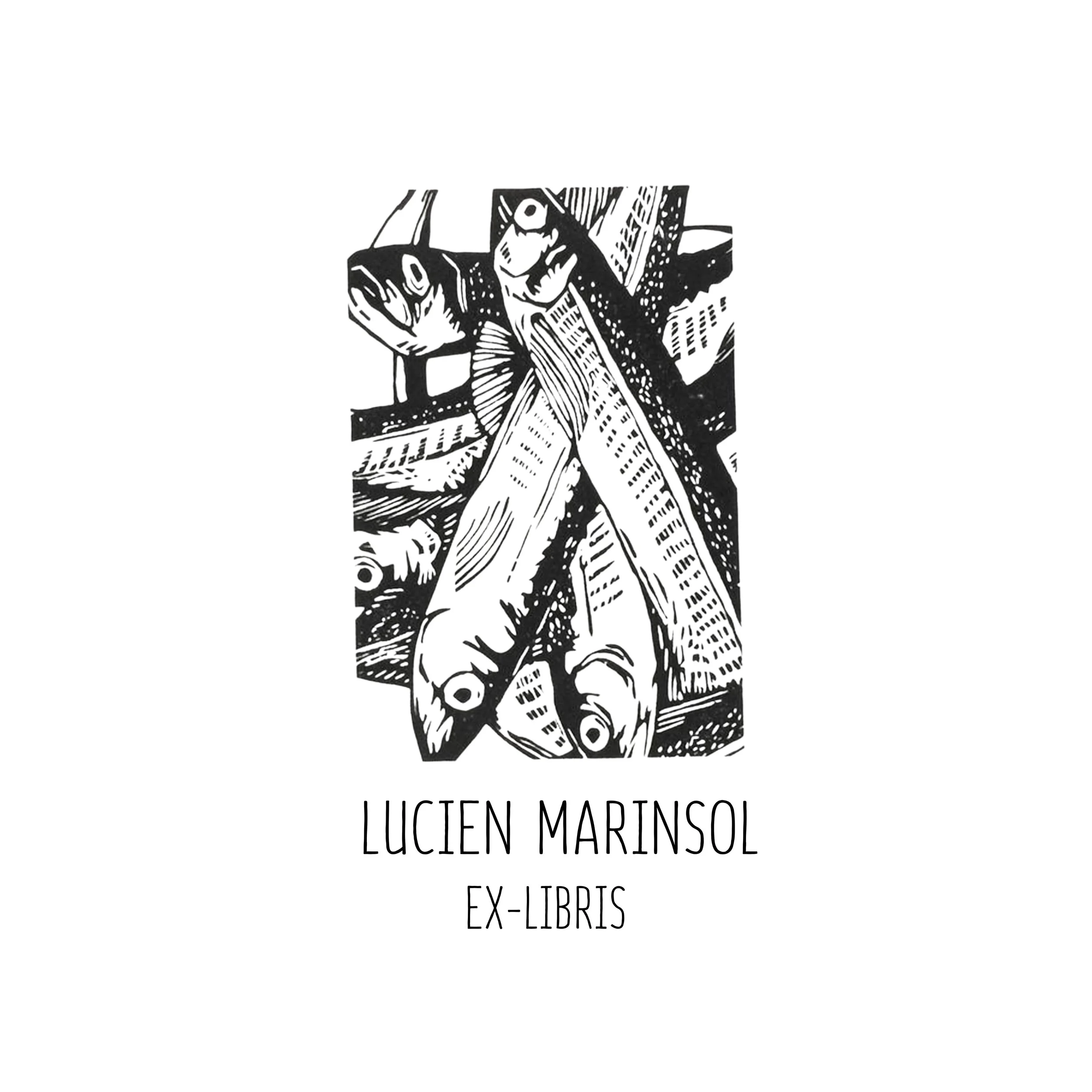 Ex-Libris - Pêcheur - Atelier ExLibris