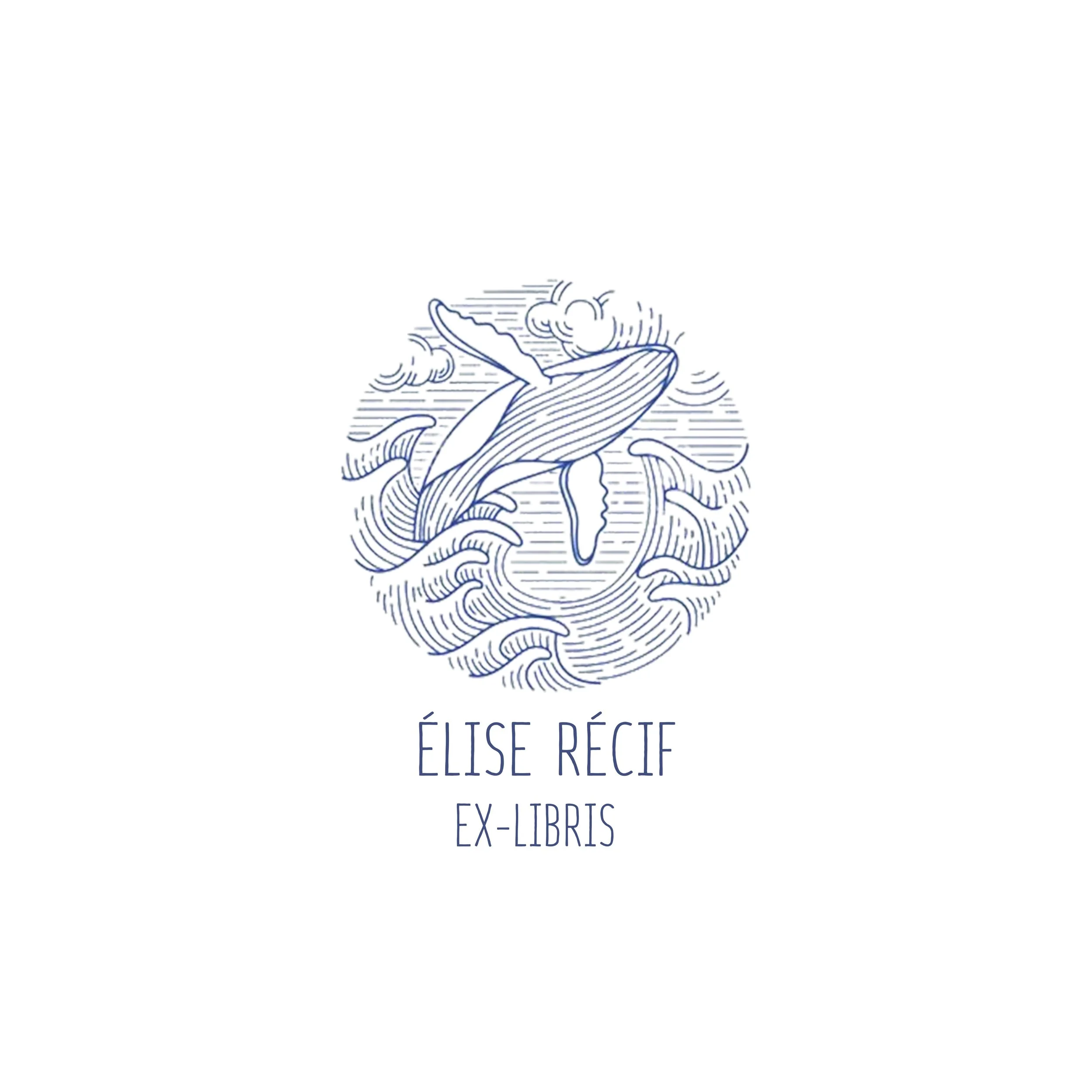 Ex-Libris - Baleine