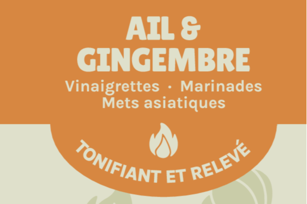 Vinaigre de feu (ail & gingembre)