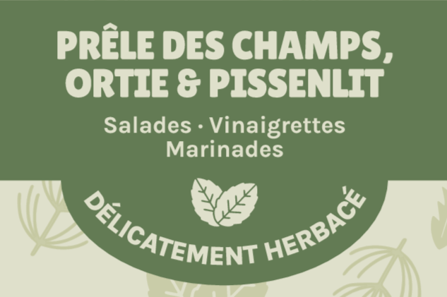 Vinaigre prêle, ortie & pissenlit