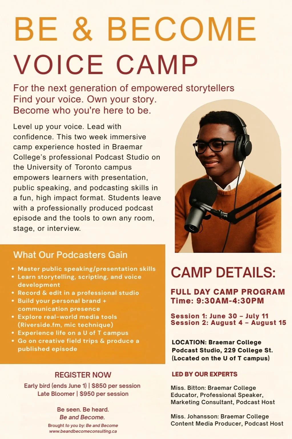 Be and Become Voice Camp - Session 1