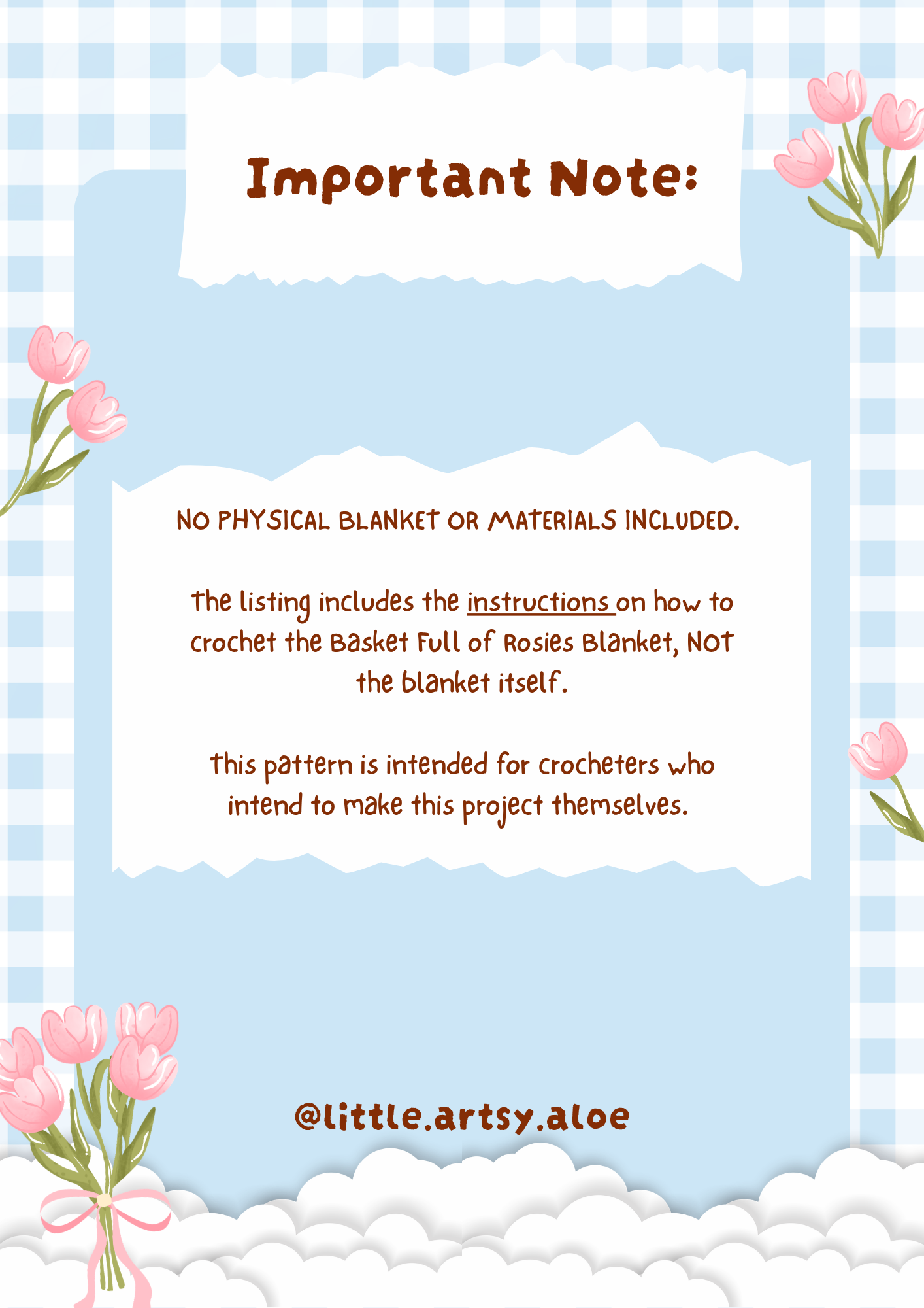Basket Full of Rosies Blanket Crochet Pattern - Warning.png