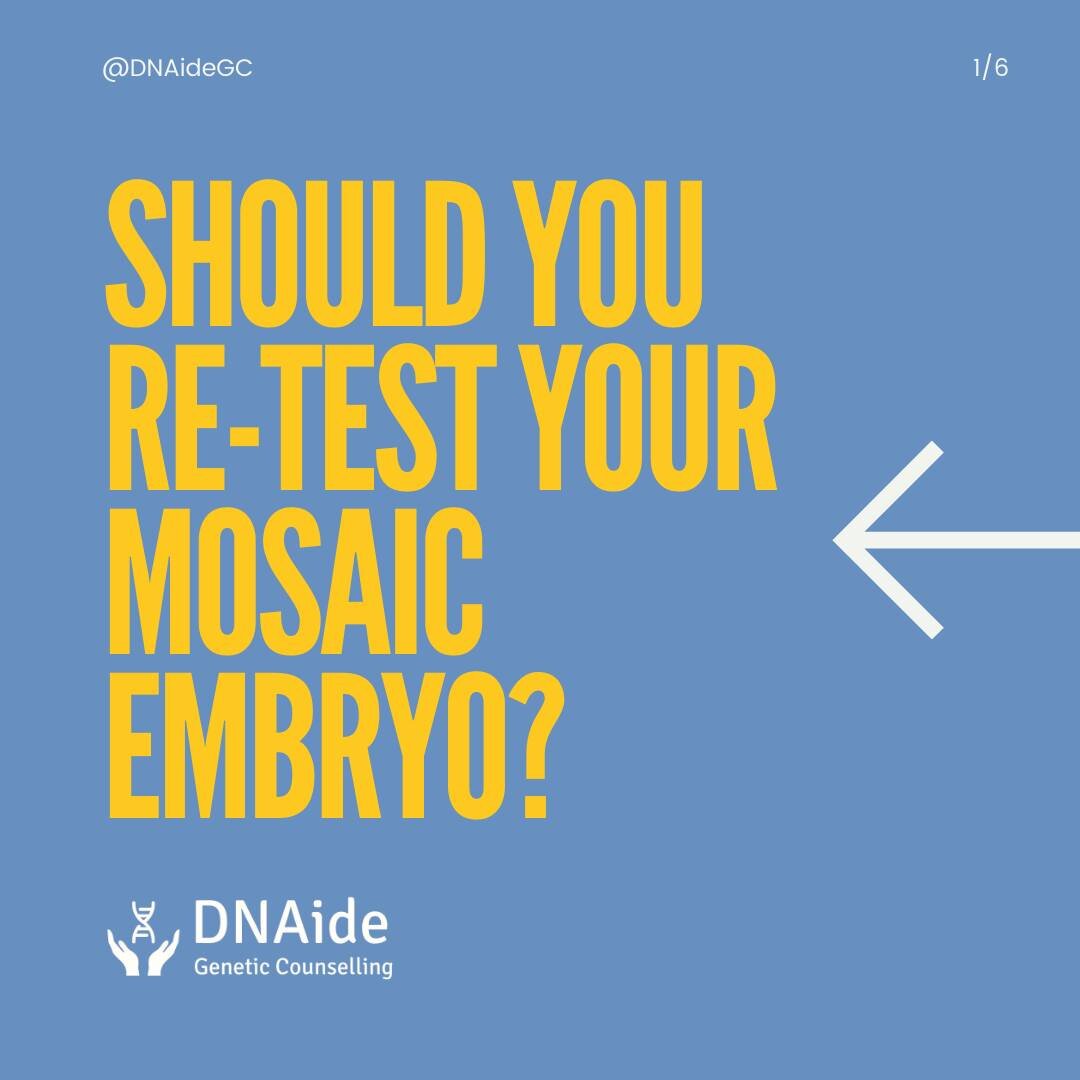 Should you re-test your mosaic embryo?

If you have done PGT-A and gotten a mosaic result you may wonder if taking another sample (re-biopsy) from your embryo could help you better understand the genetic makeup of the embryo. 

Since a mosaic embryo 