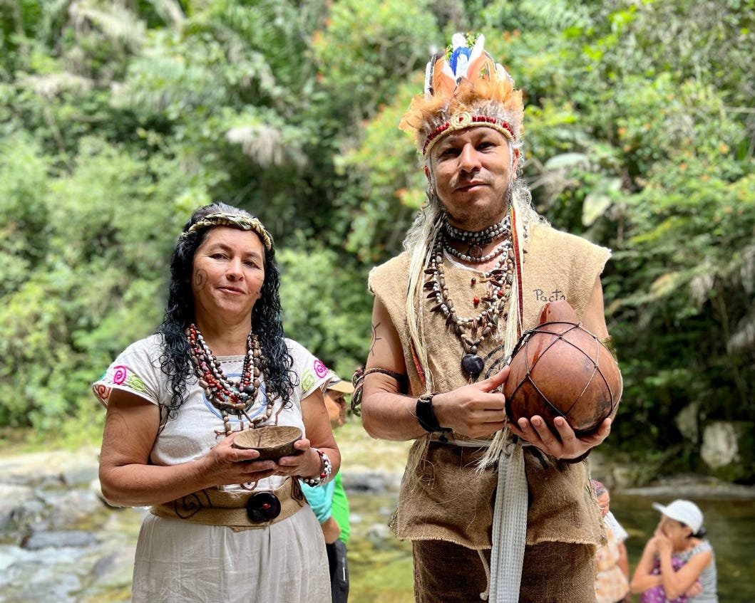 Yumbo curandera, Vitelia Alarcon in Pacto, Ecuador