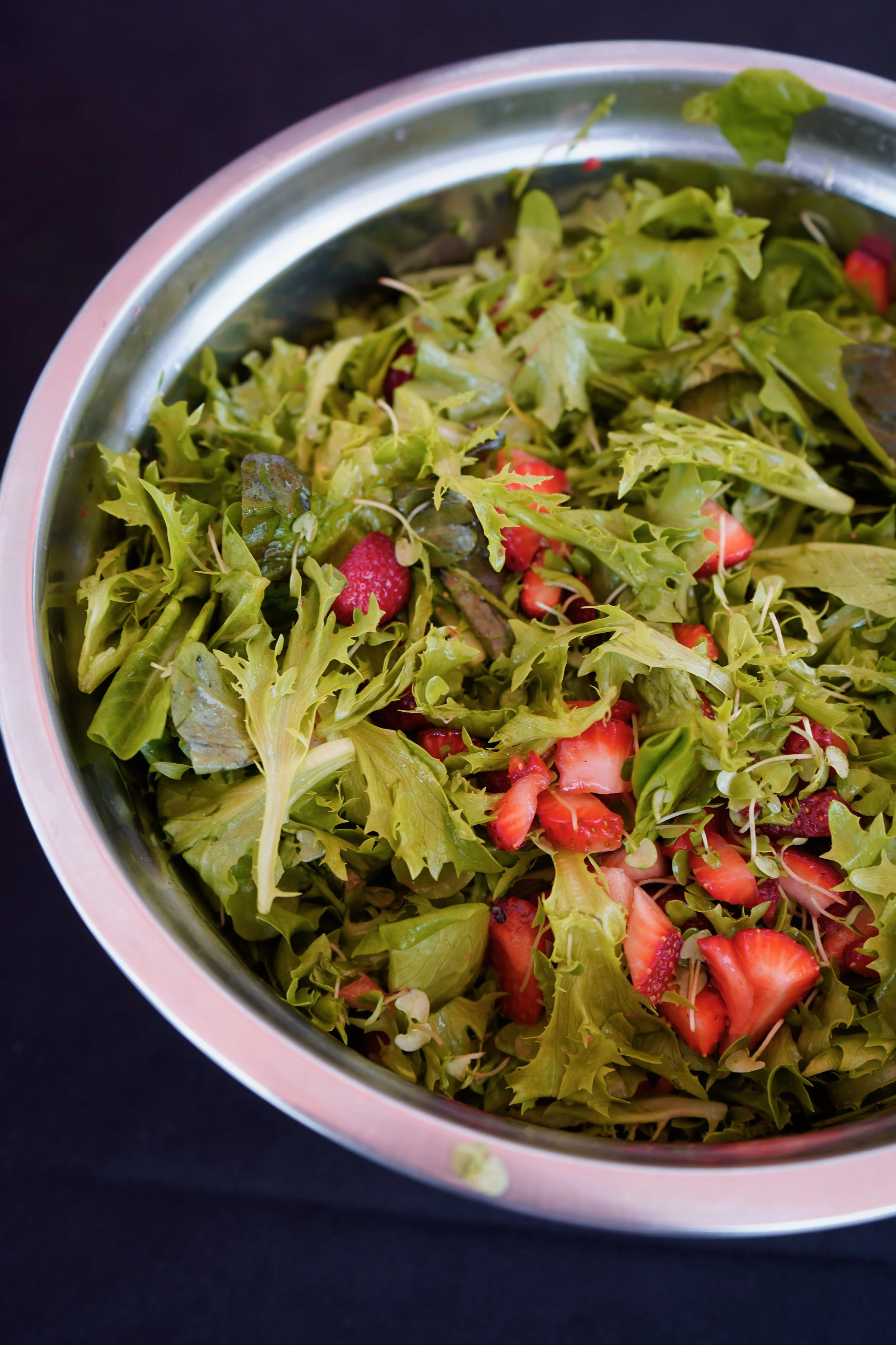 Strawberry Rosé Salad