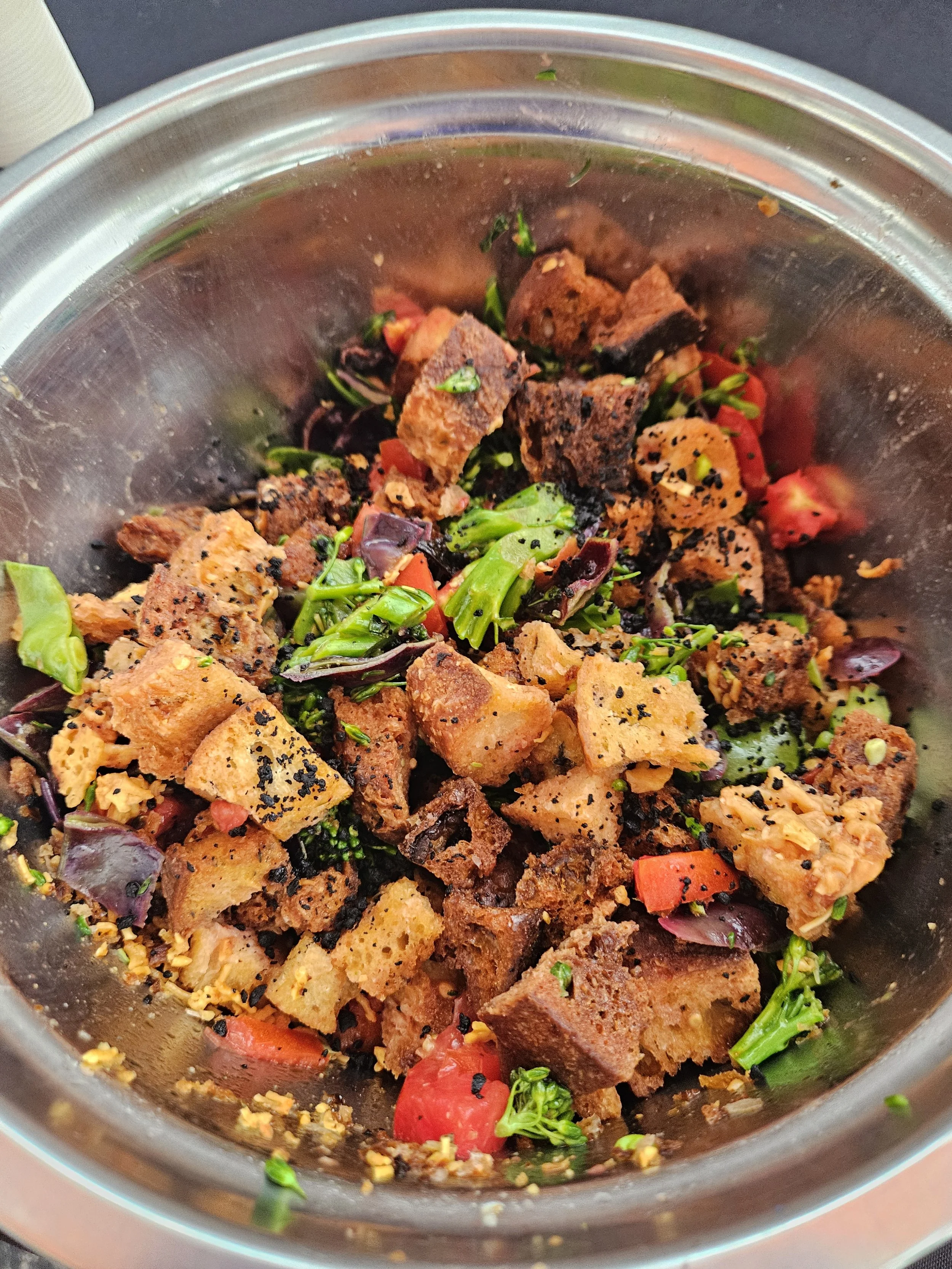 Spring Panzanella Salad
