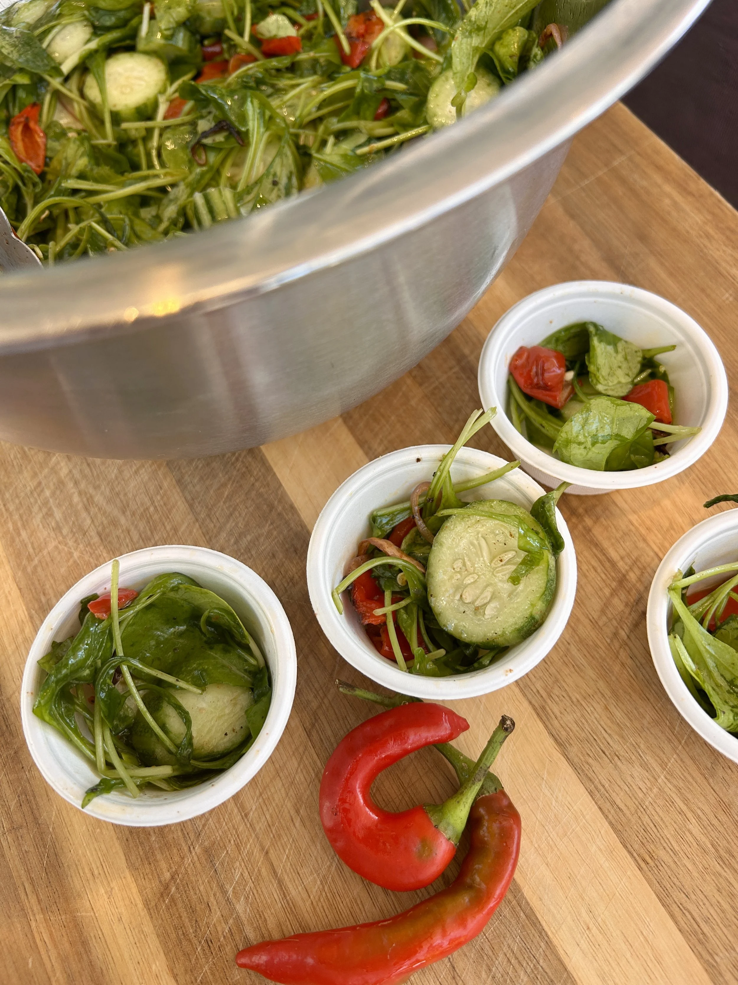 Roasted Red Pepper Salad with Smoked Paprika Vinaigrette