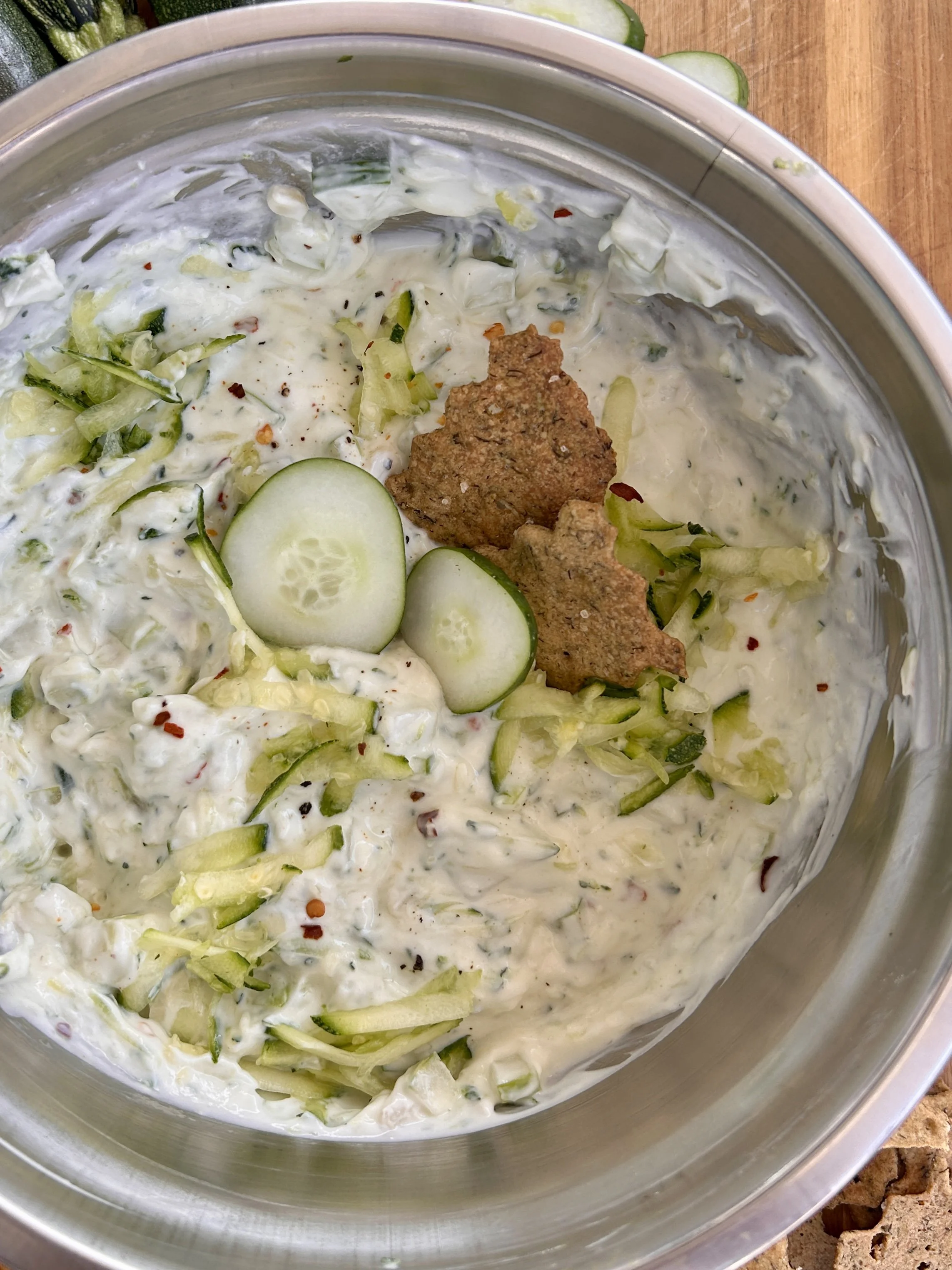 Zucchini Tzatziki Dip