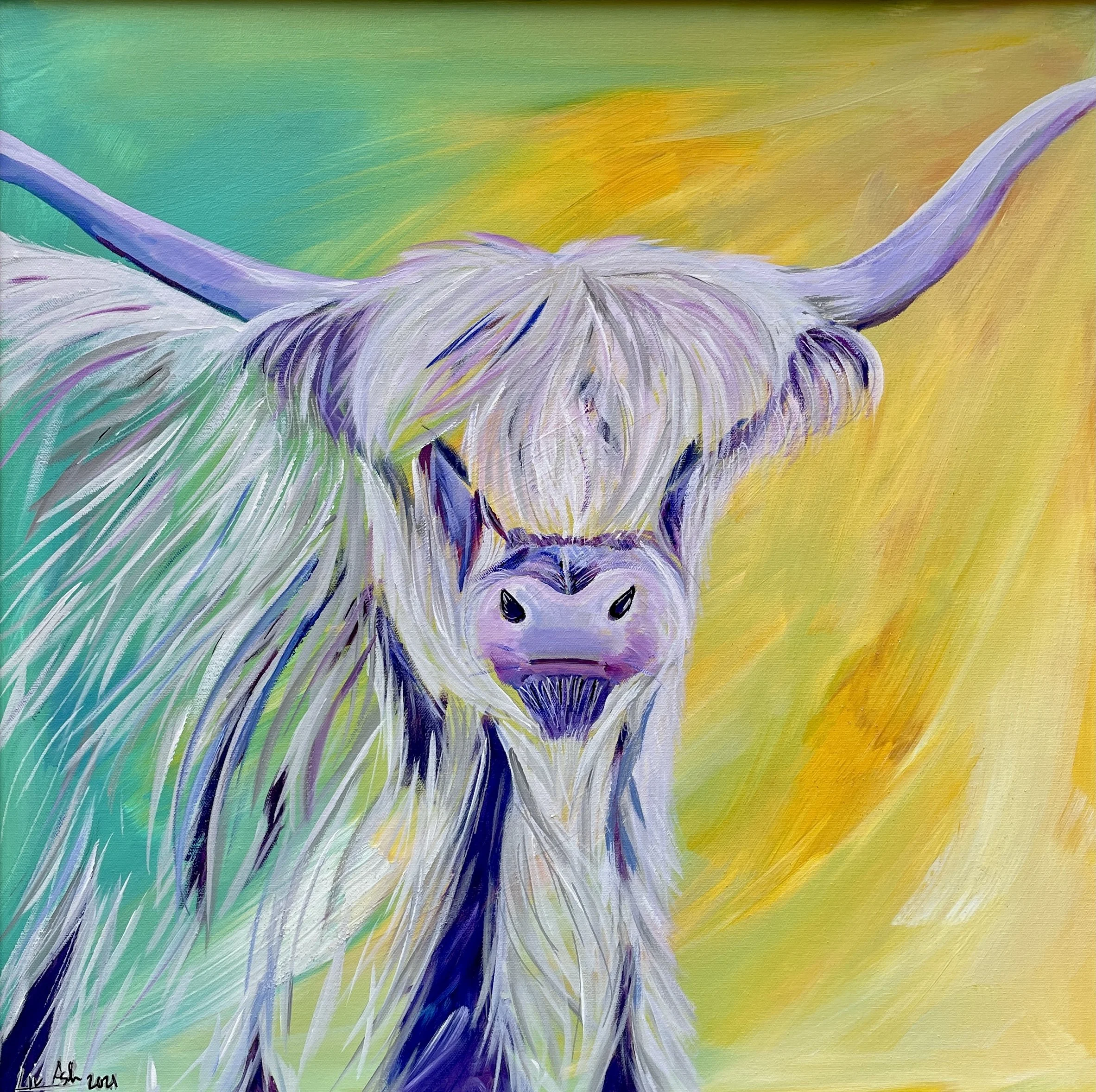 "Yakkity Yak" by Liv Ash, 2021, Sold