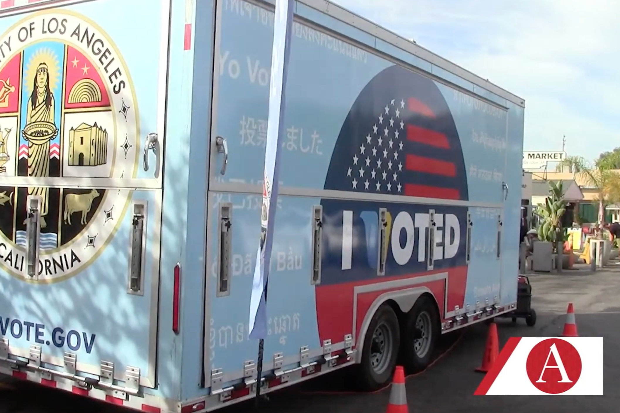 Mobile voting centers make it easier for Angelenos to vote (ATVN)