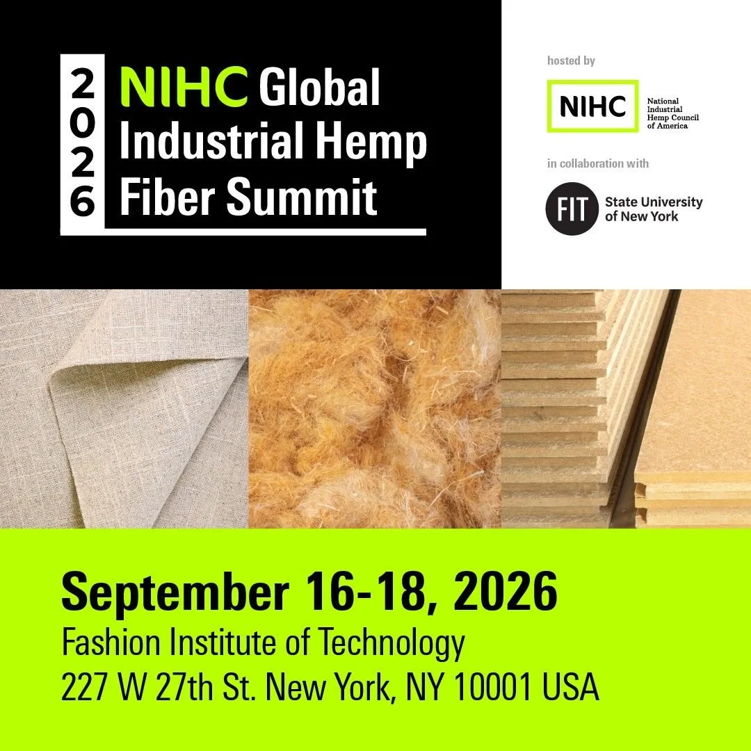 NIHC Global Help Fiber Summit poster.