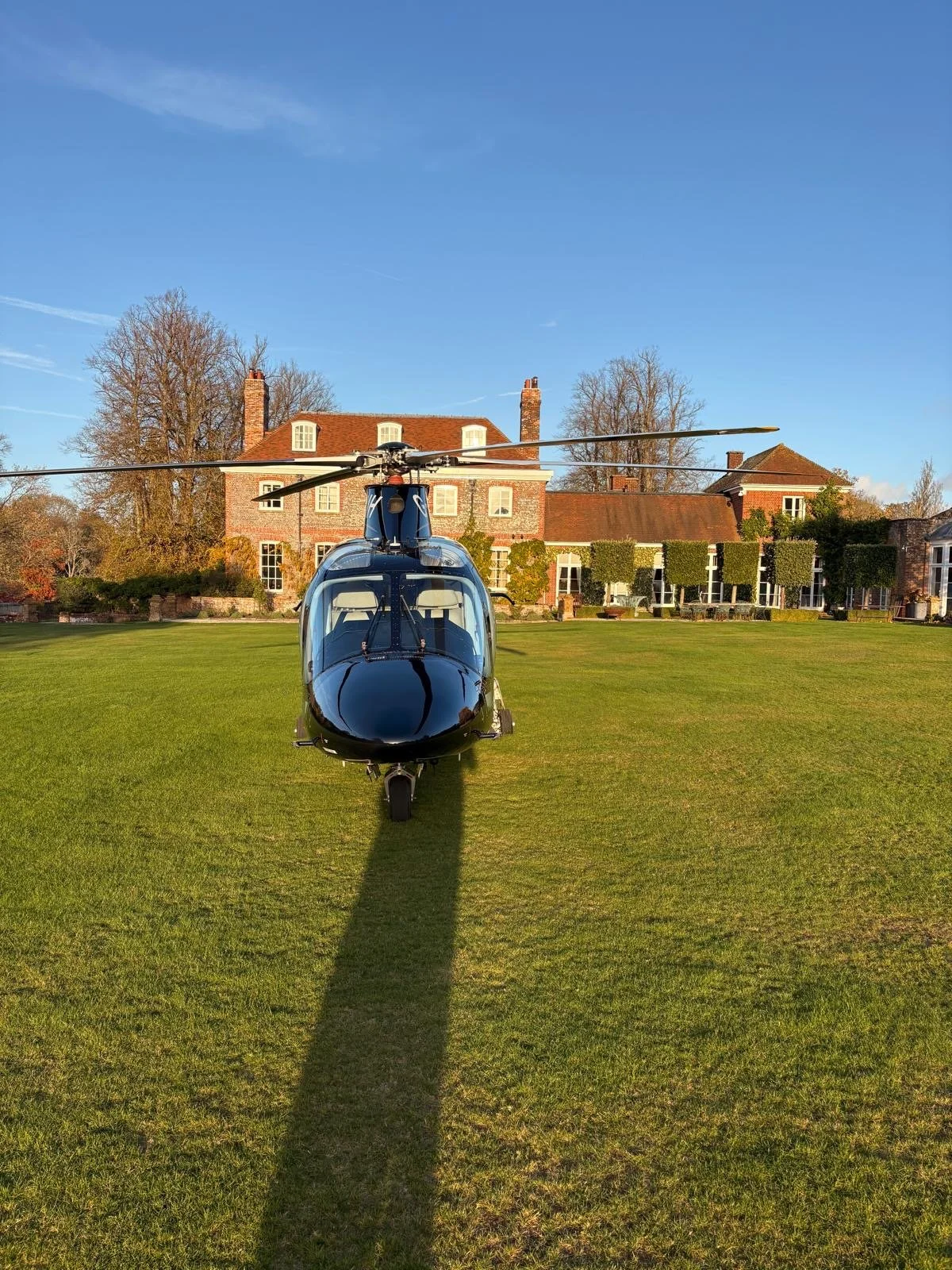 Charter a helicopter to Kirby Estate for a game shoot