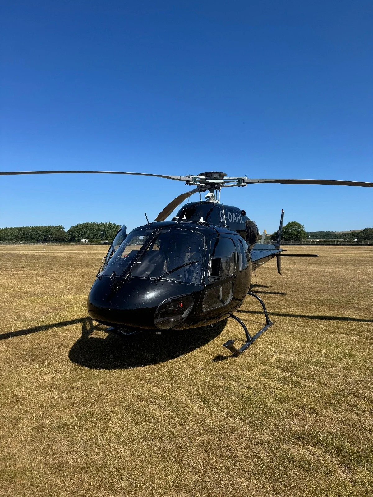 Charter a helicopter to Eaton Hall Shooting Ground