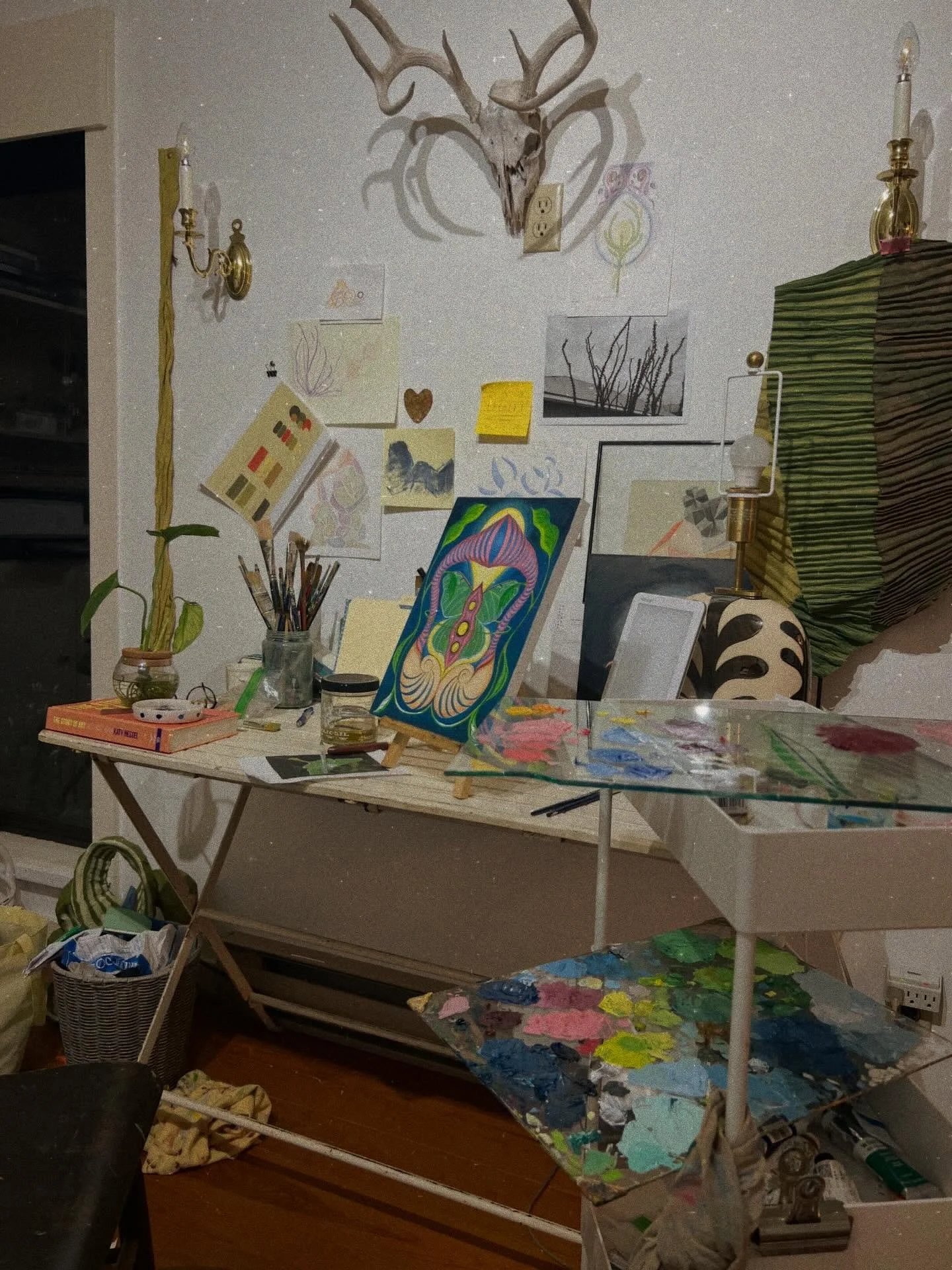 That&rsquo;s a wrap on Easter weekend ✅🫠> late night in the studio packing up to head down to SC for spring break + @allegoryartcollective grand opening this week‼️I&rsquo;m absolutely shattered after a wonderful (non stop) weekend full of fam &a