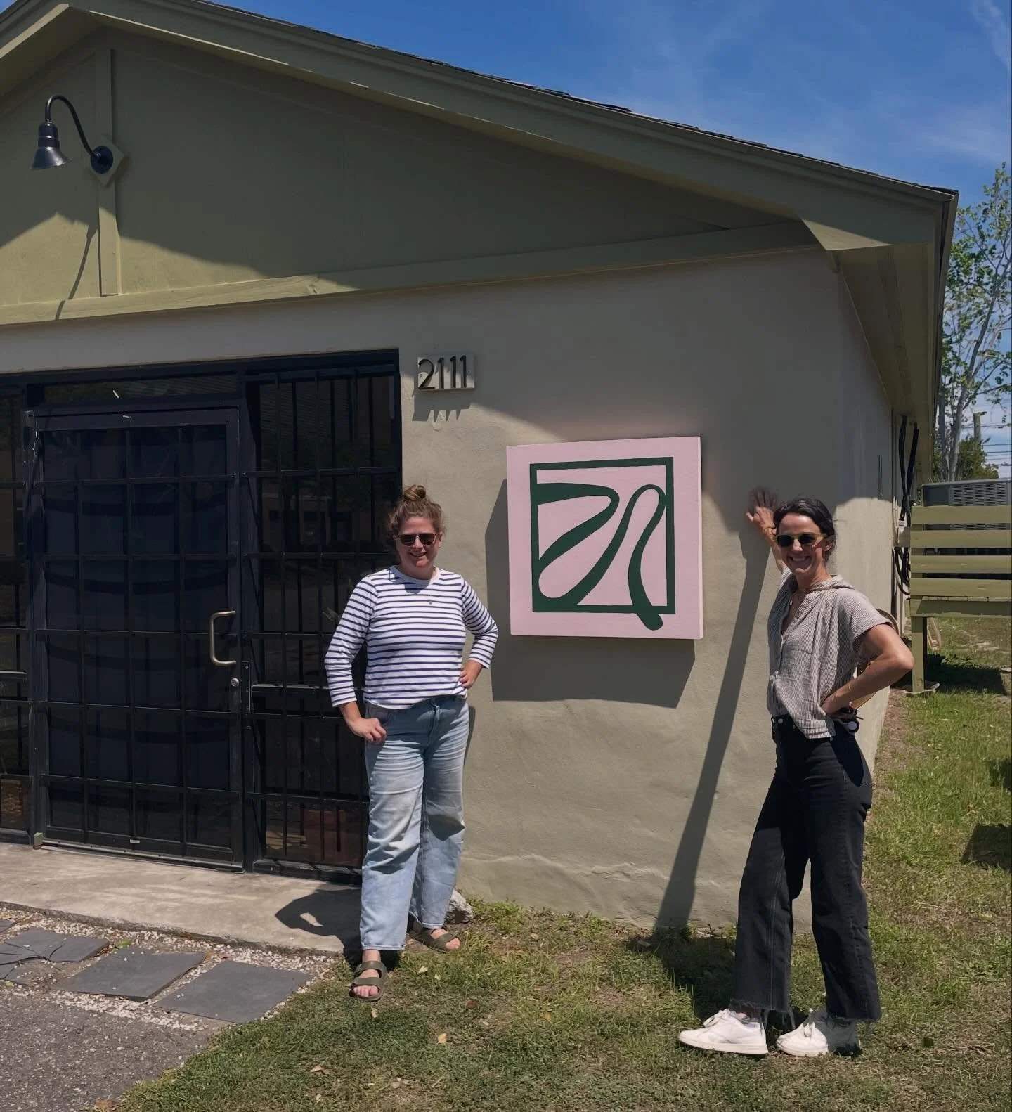 In my feels over here as I watch my bestie open a space to hold her art business, with an opening show that features some of my own work no less. Proud and honored to be along for the ride. Catch the @allegoryartcollective opening exhibition kicking 