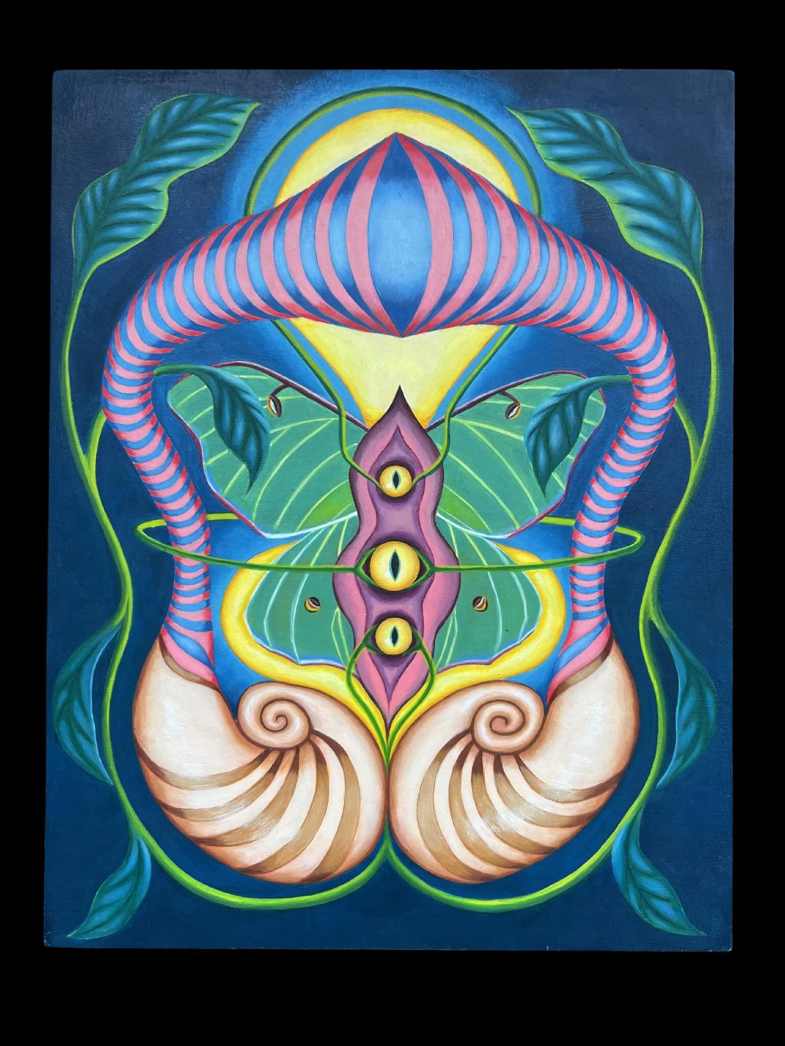 Eye of the Beholder
11 x 14 inches, oil on panel 
👁️🐚✨

#contemporaryart #modernistart #transcendentalart #oilpainting #ashleyblazerart