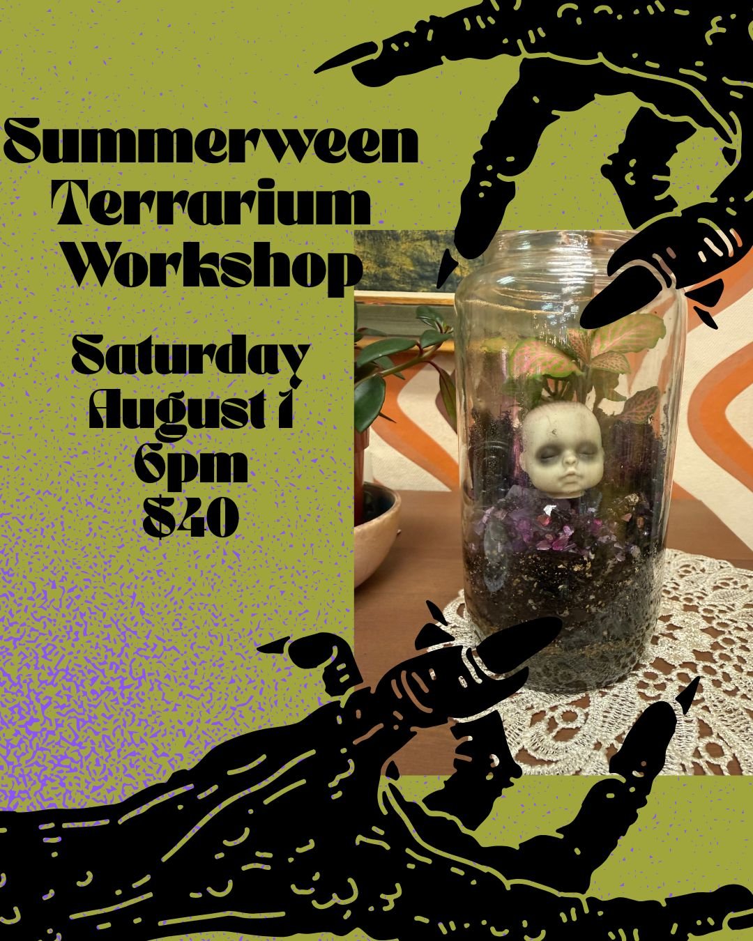 Summerween Terrarium Workshop