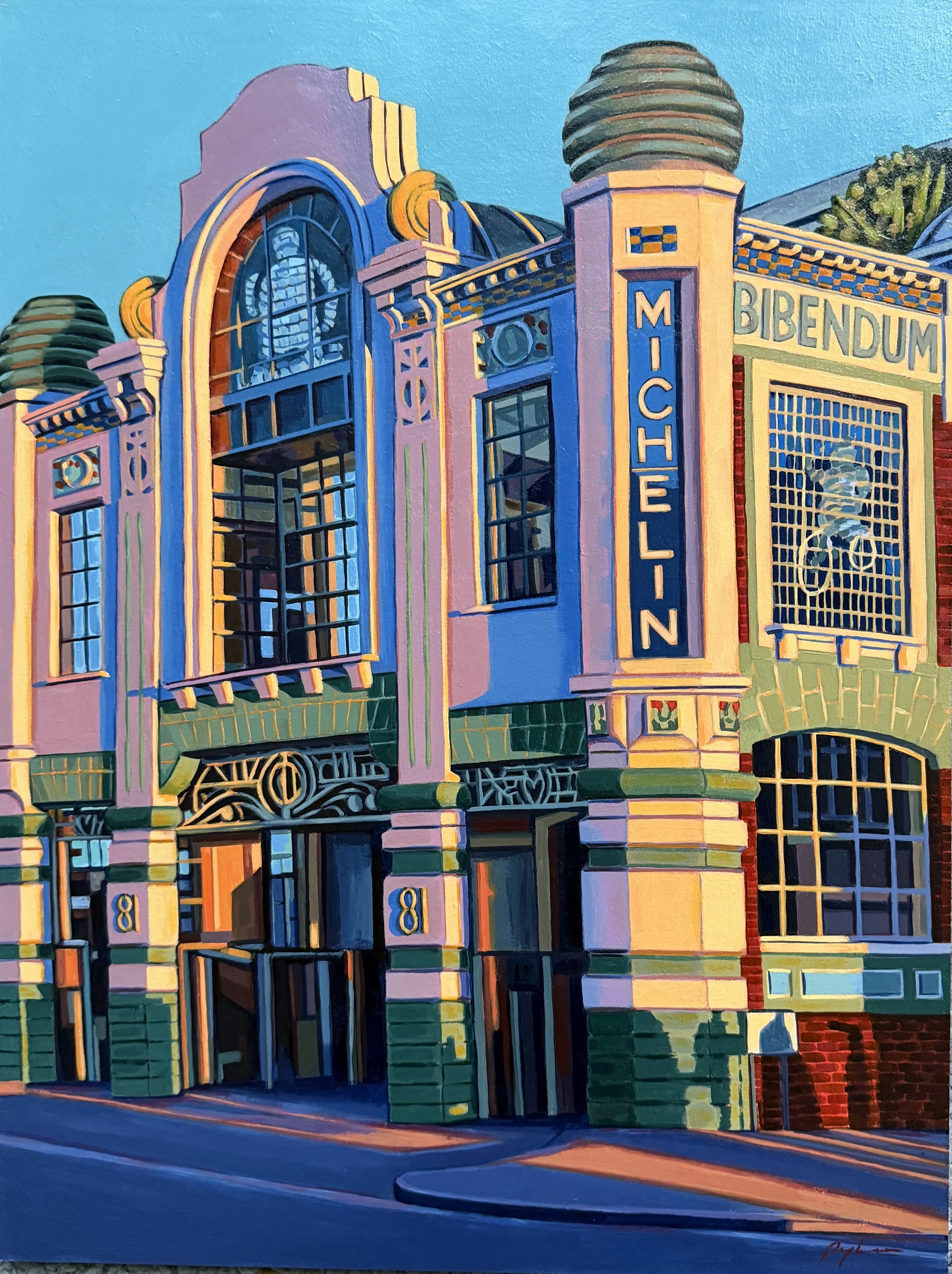 'The Michelin Building' I 30 x 40cm I Acrylic on Board