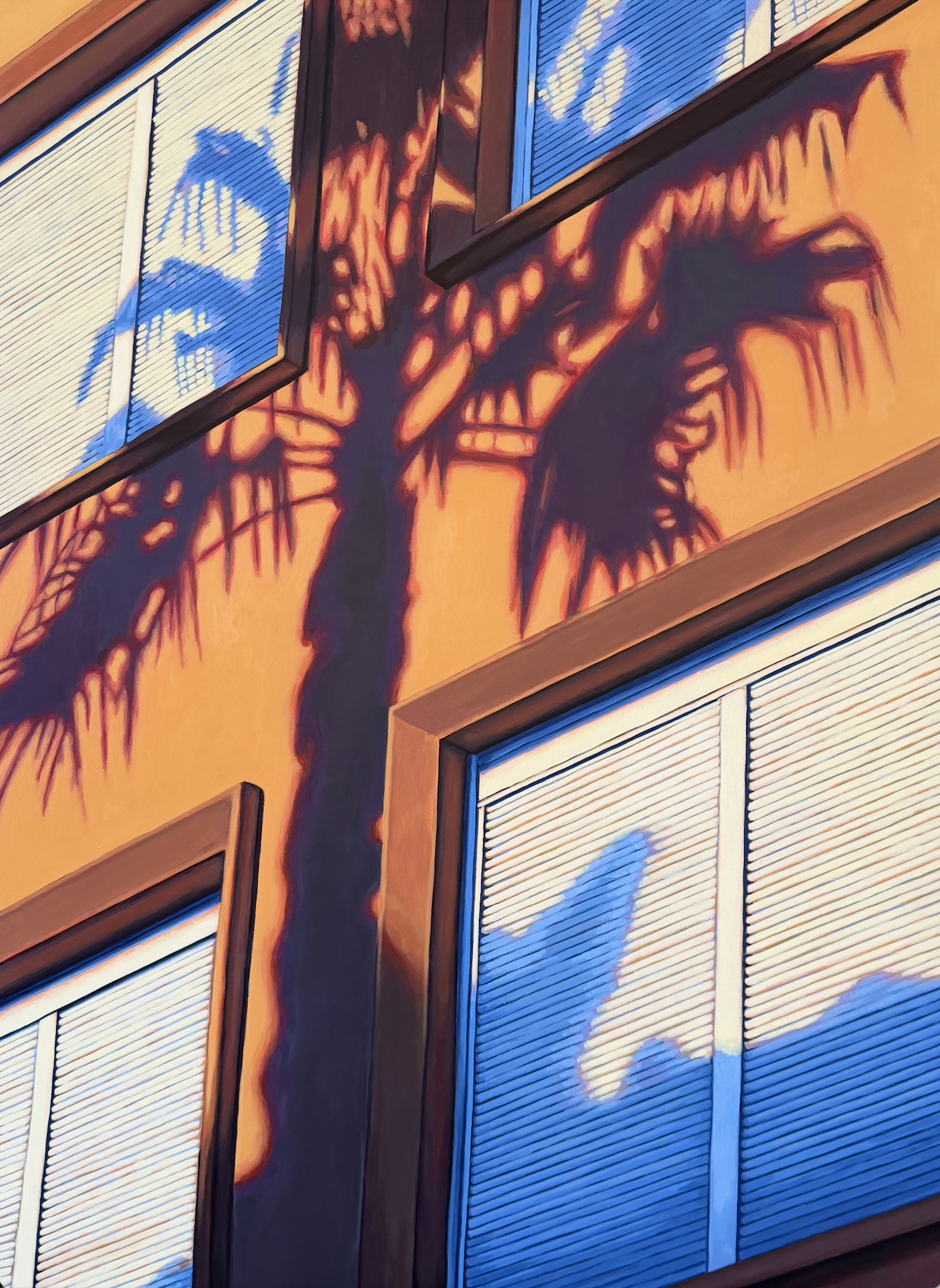 'The Shadow of a Palm Tree' I 50 x 70cm I Acrylic on canvas