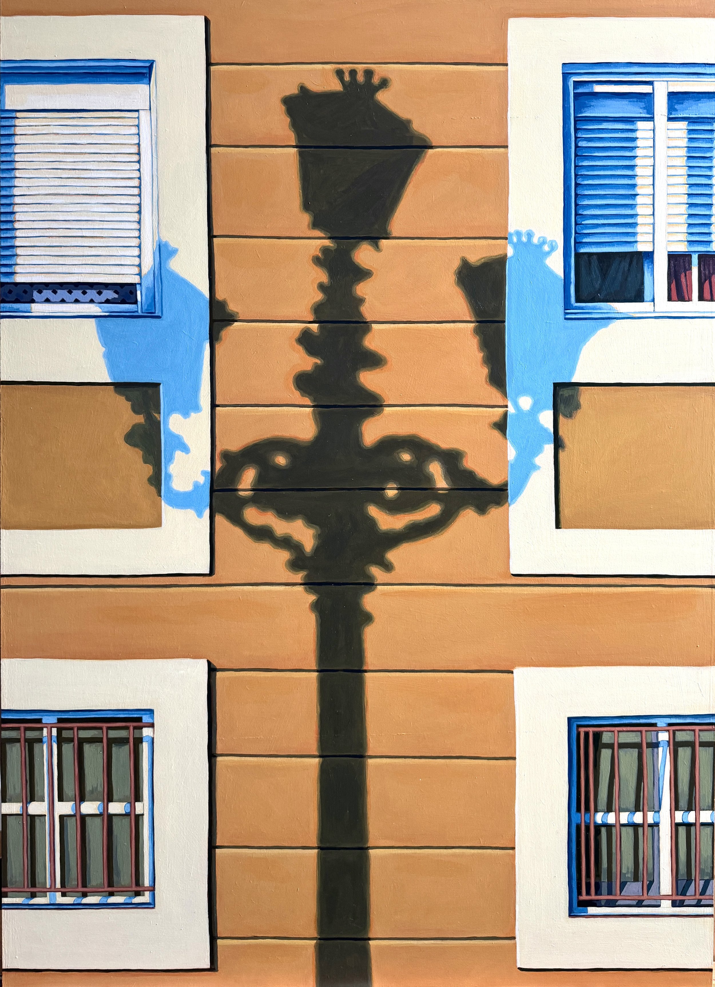 'Lamppost #2’
2025
50 x 70cm
Acrylic on Board