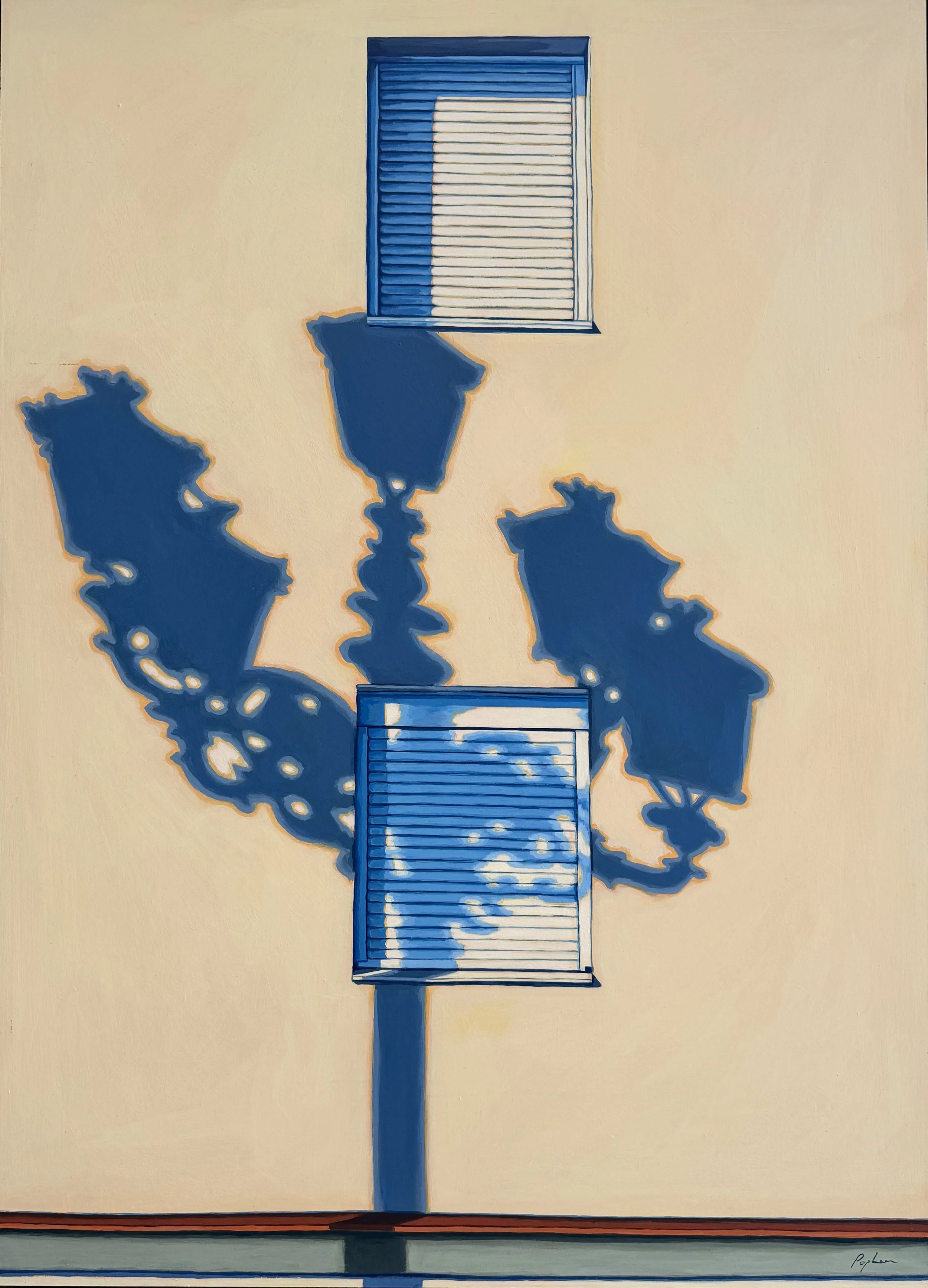 'Lamppost #1’
2025
50 x 70cm
Acrylic on Board
