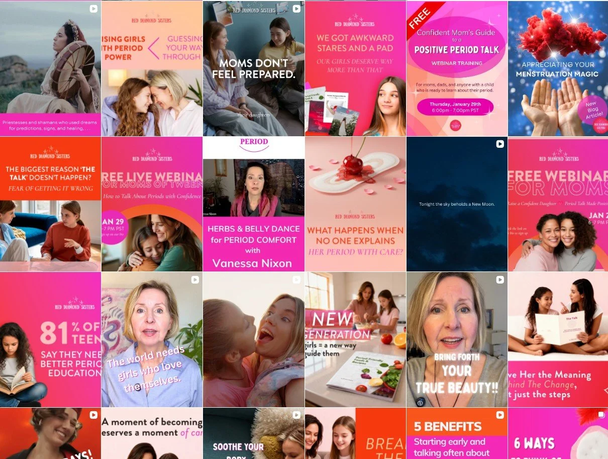 Red Diamond Sisters Instagram page,
Meloney Hudson:  Content Creator