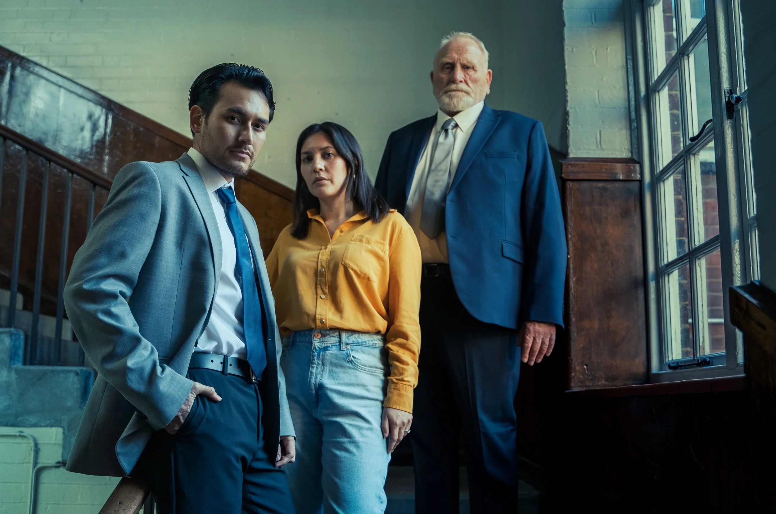 A film poster titled 'Parallel' (Follow the Dark), starring Arifin Putra and James Cosmo