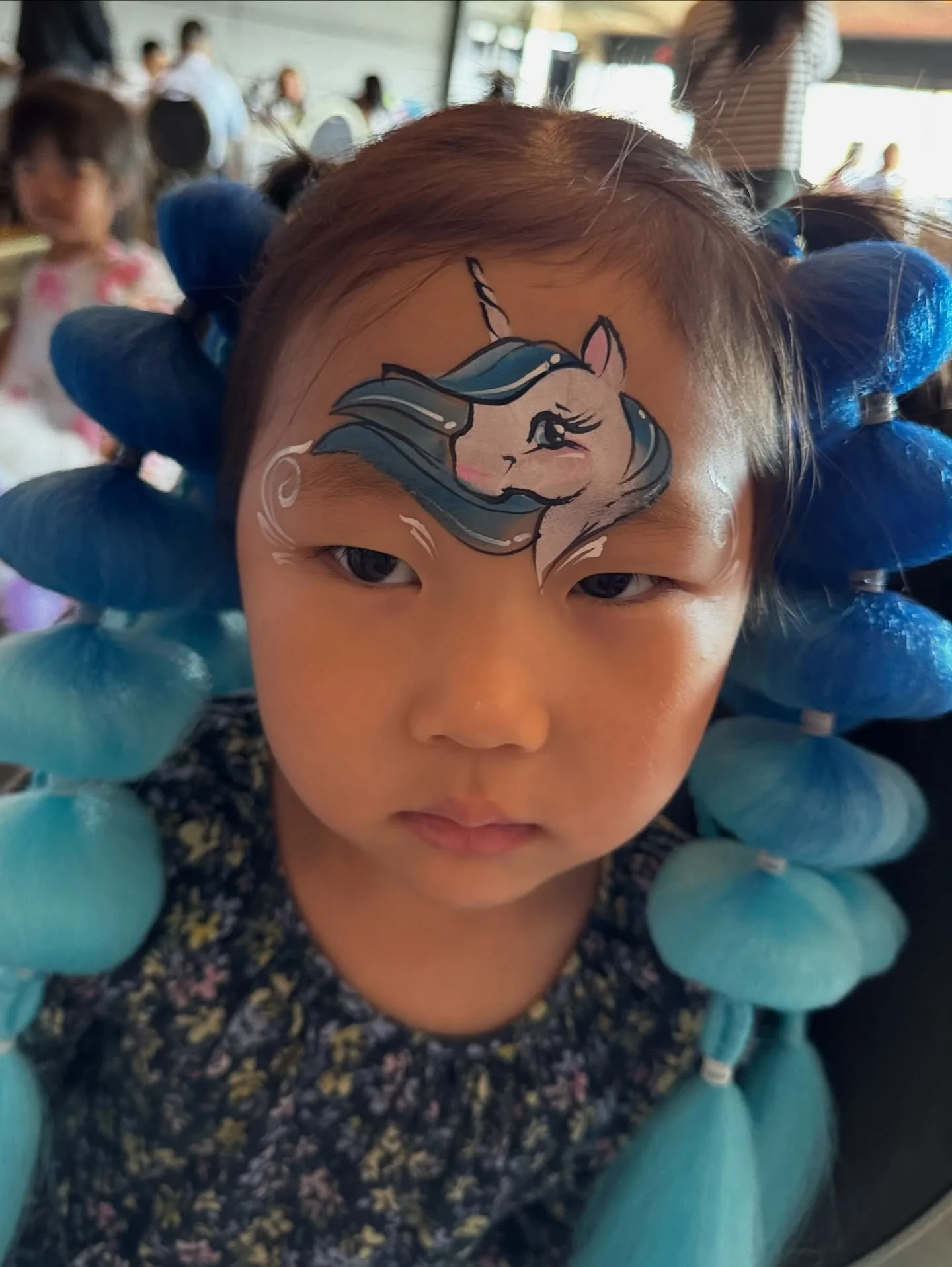 Unicorn OTJ design 
#FacePainting #FacePainter #FaceArt #MakeupArt #BodyArt #CreativeMakeup #ColorfulArt #KidsParty #PartyIdeas #BirthdayPartyIdeas #FacePaintingFun #FestivalFacePaint #EventEntertainment #PaintedSmiles #FacePaintMagic #FacePaintInspo