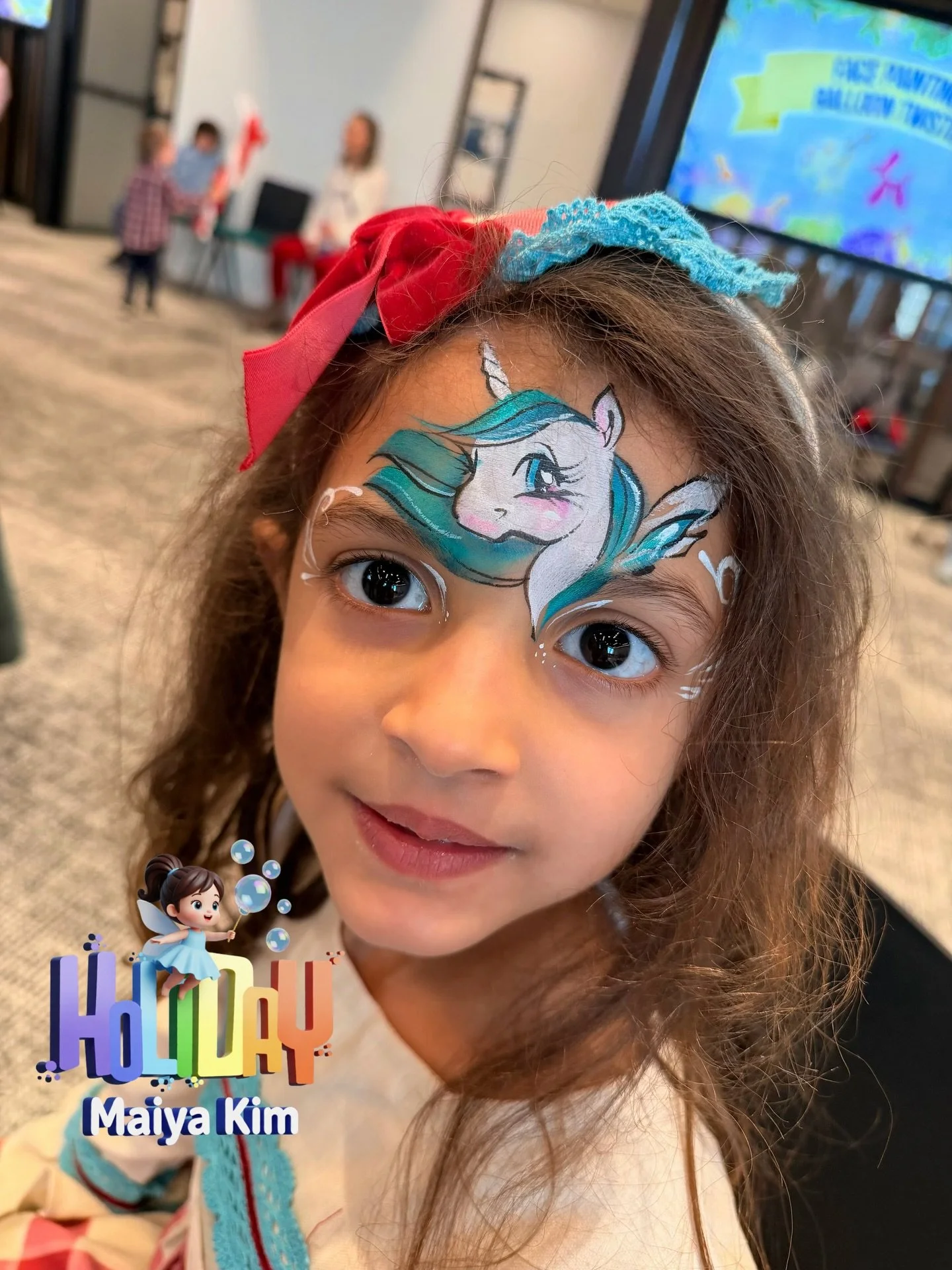 Unicorn is most popular request 
Facebook painting NY
#facepaintingkids #unicorn