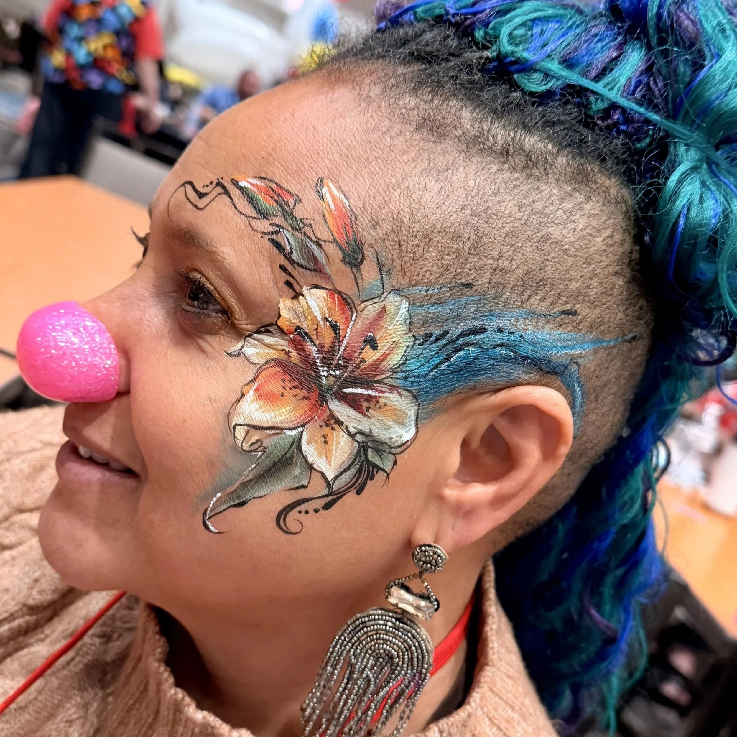 luxury festival-style face painting for corporate events NYC