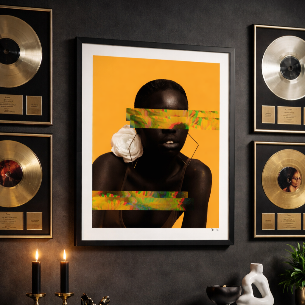 Velvet Sun by Rix, limited edition digital art giclée print on premium fine art paper