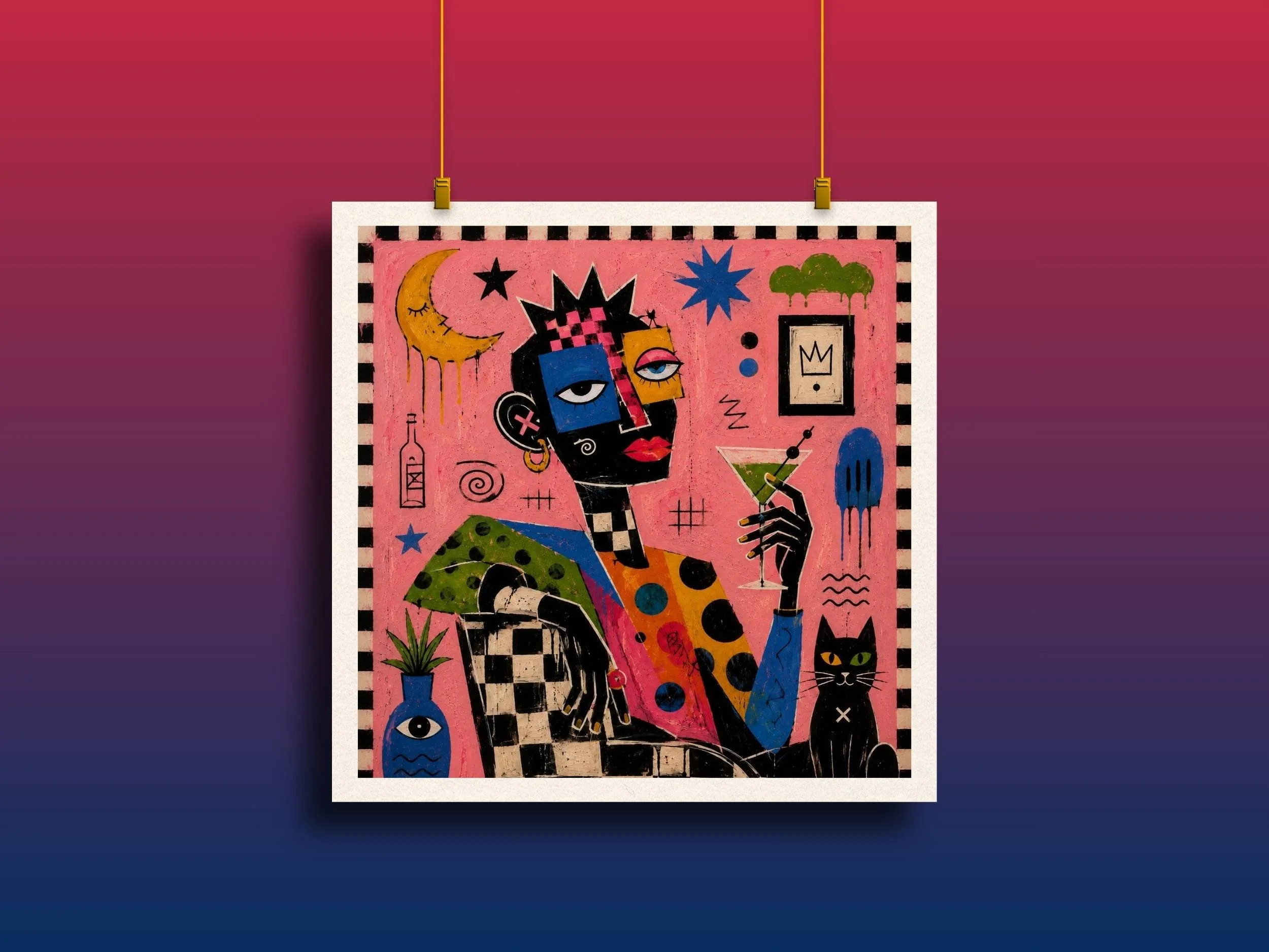 Funk Time Limited Edition Art Print by Ivy Hex in Collaboration with Elias Hart for Landson Studios.jpg