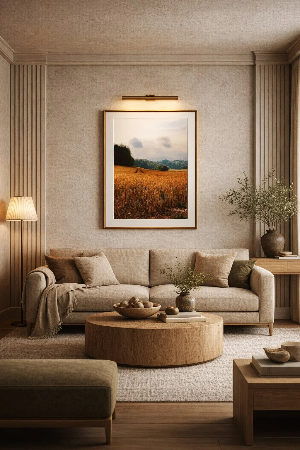 Red Day by Dakota displayed in a contemporary living space, limited edition photography print adding warmth, energy, and visual focus to a modern interior.