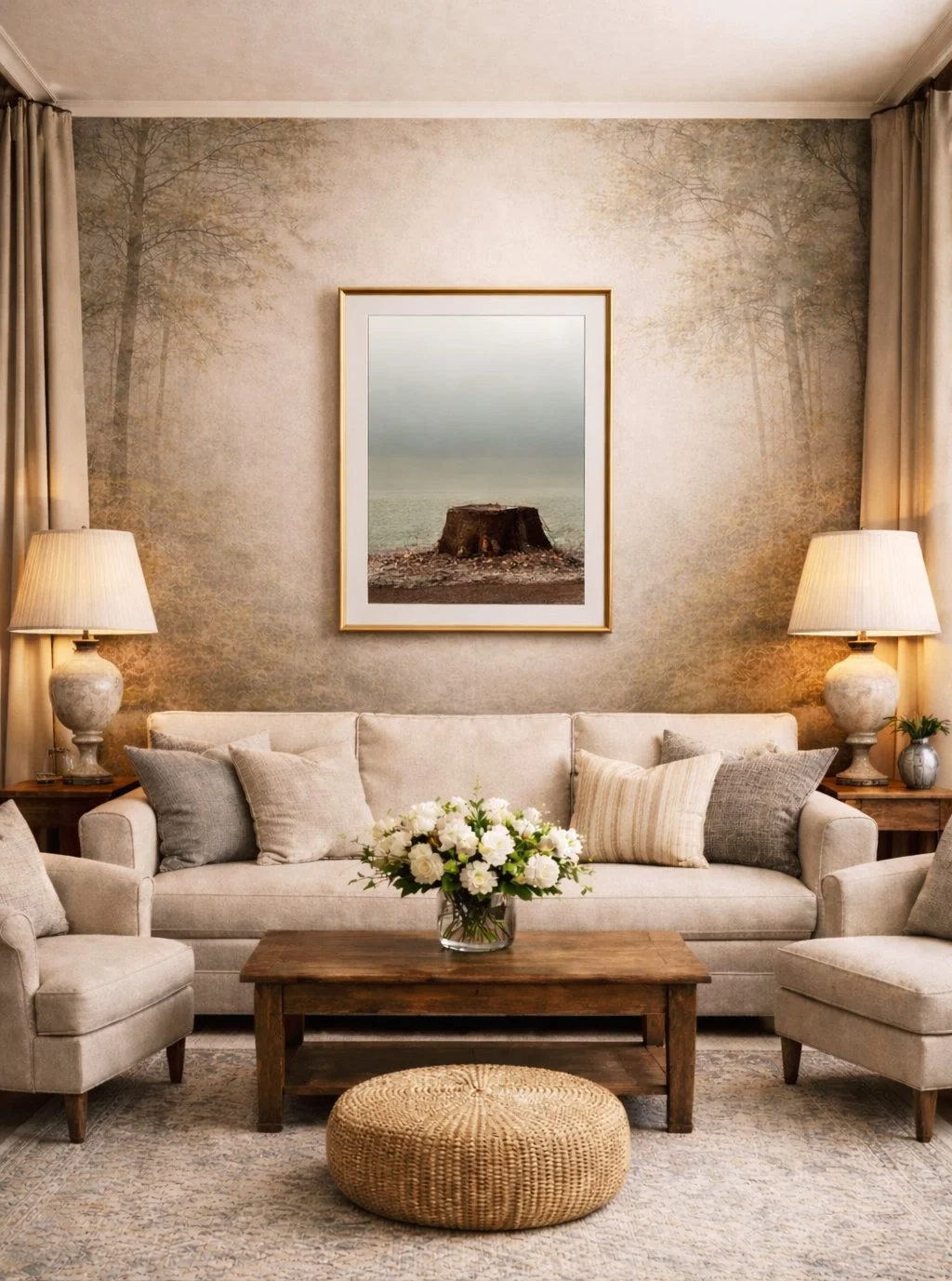 Stumped by Dakota displayed in a modern interior, limited edition photography print bringing organic texture and natural balance into a curated living space.