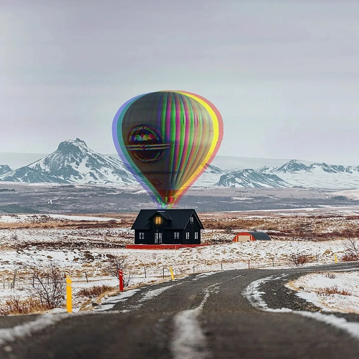 Fly Away by Rix, contemporary digital art giclée print.