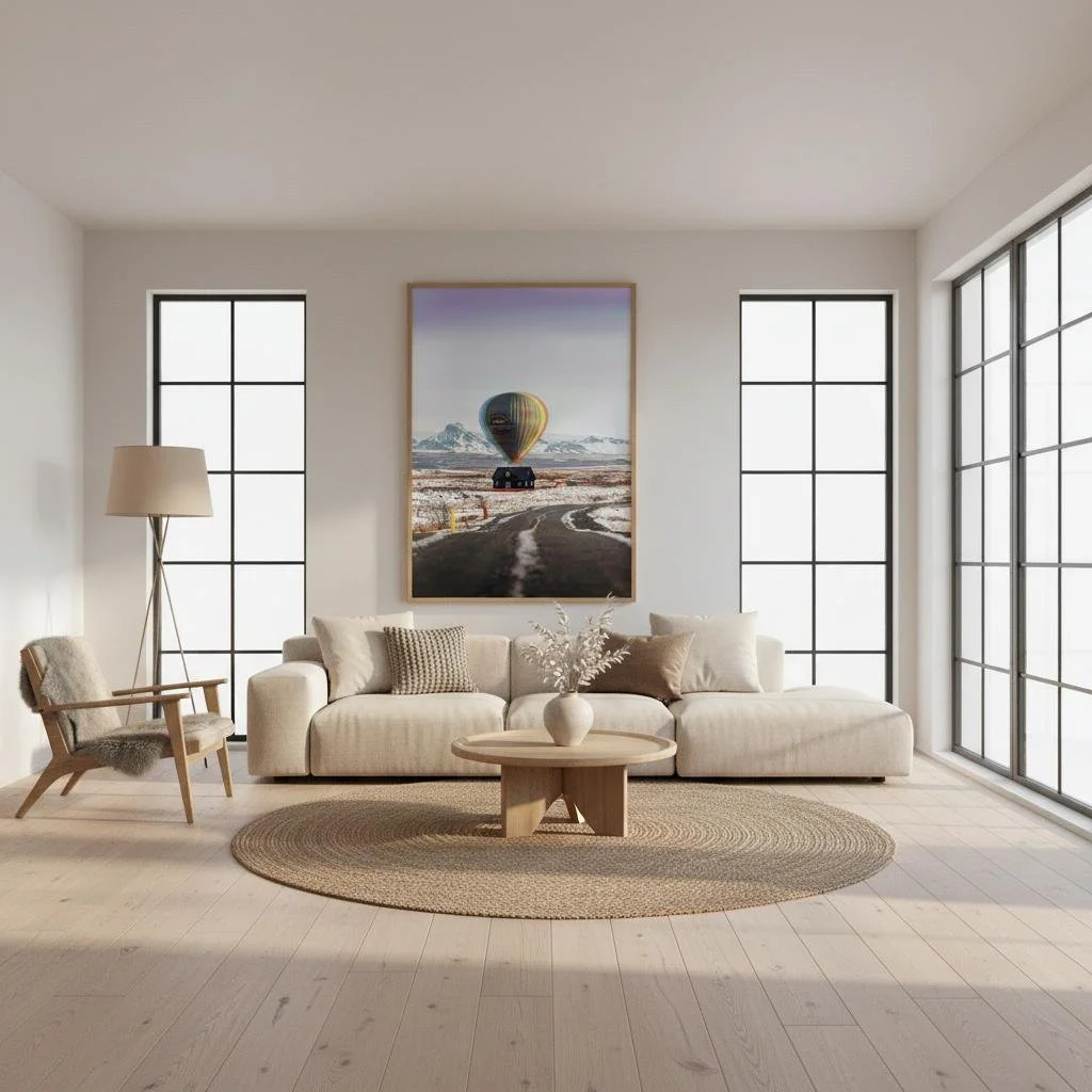 Fly Away by Rix, modern digital art print styled for contemporary interiors.