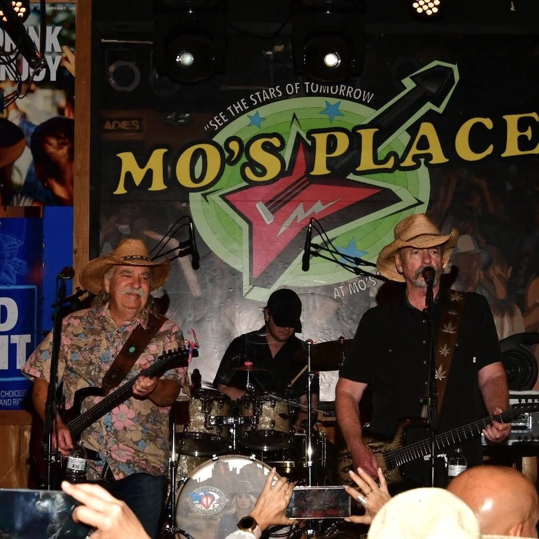 Nashville drummer Collin Dobbs with Howard and David Bellamy at Mo’s Place.