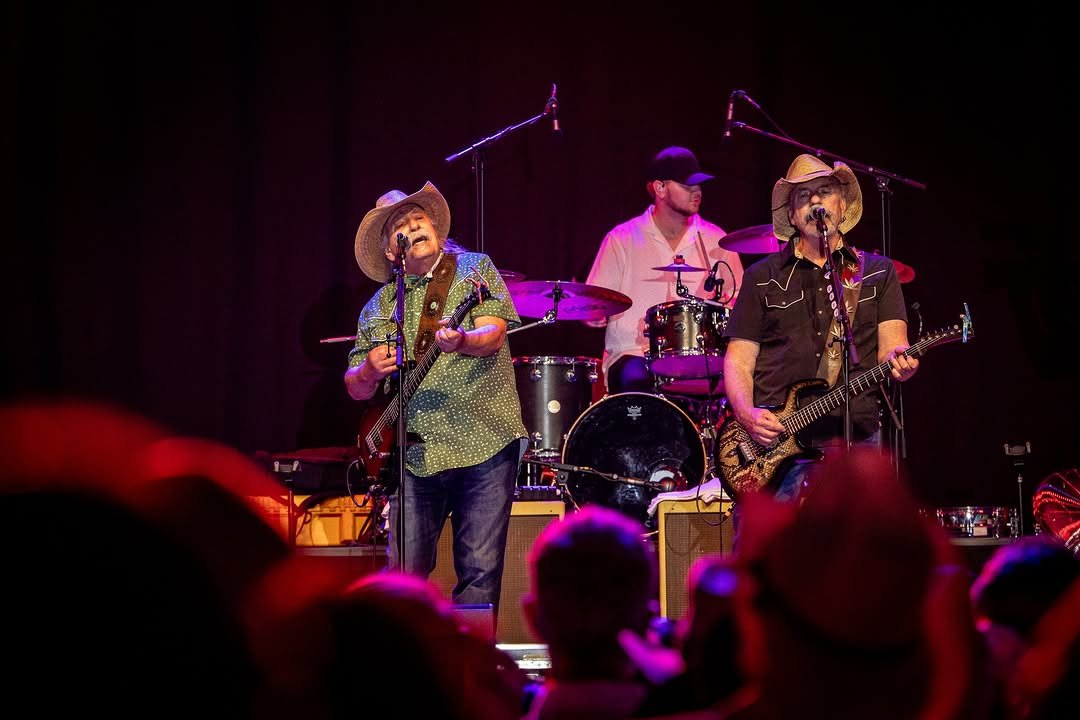 Nashville drummer Collin Dobbs performing live with Howard and David Bellamy in Switzerland.
