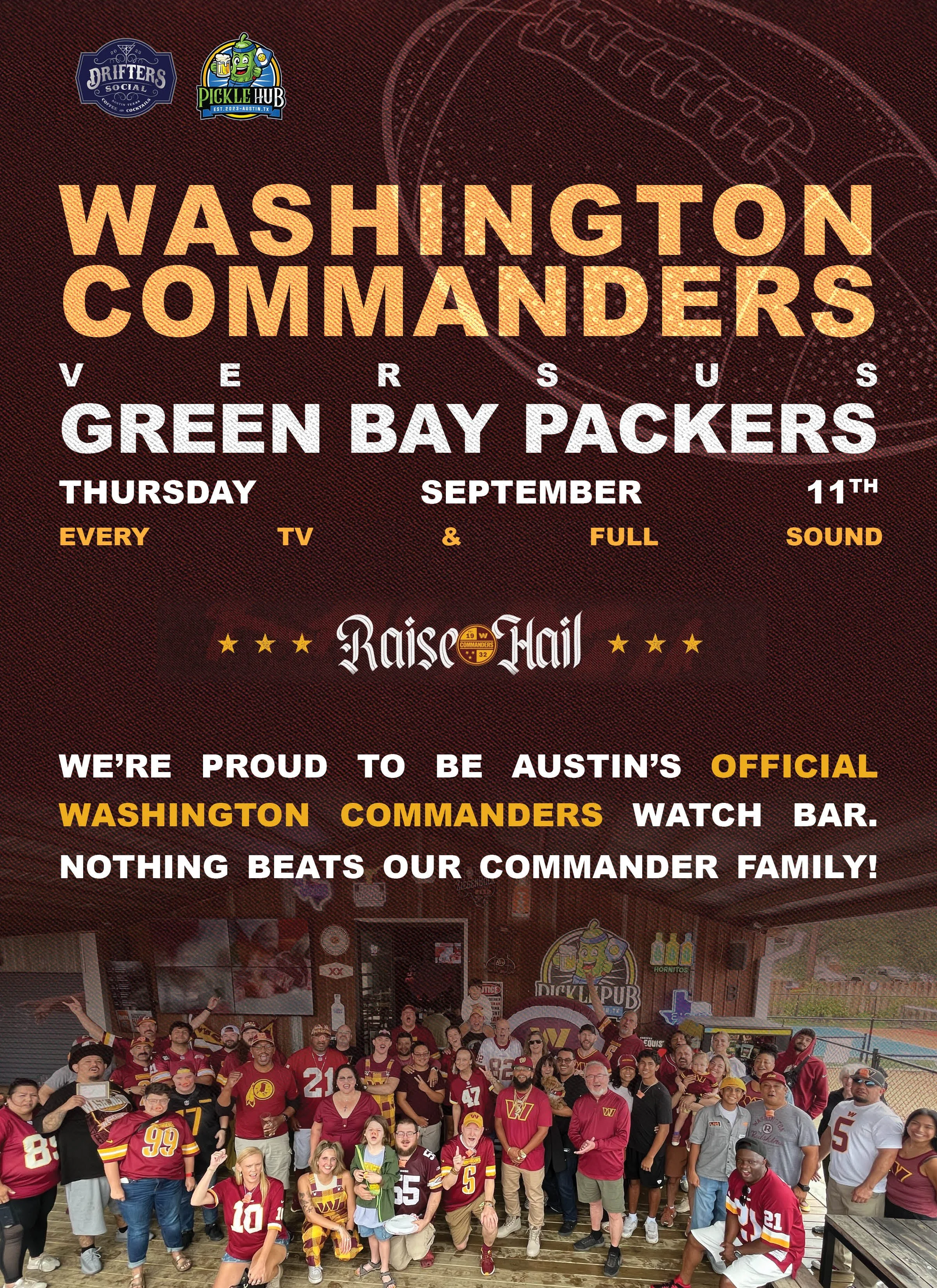 Commanders vs Packers