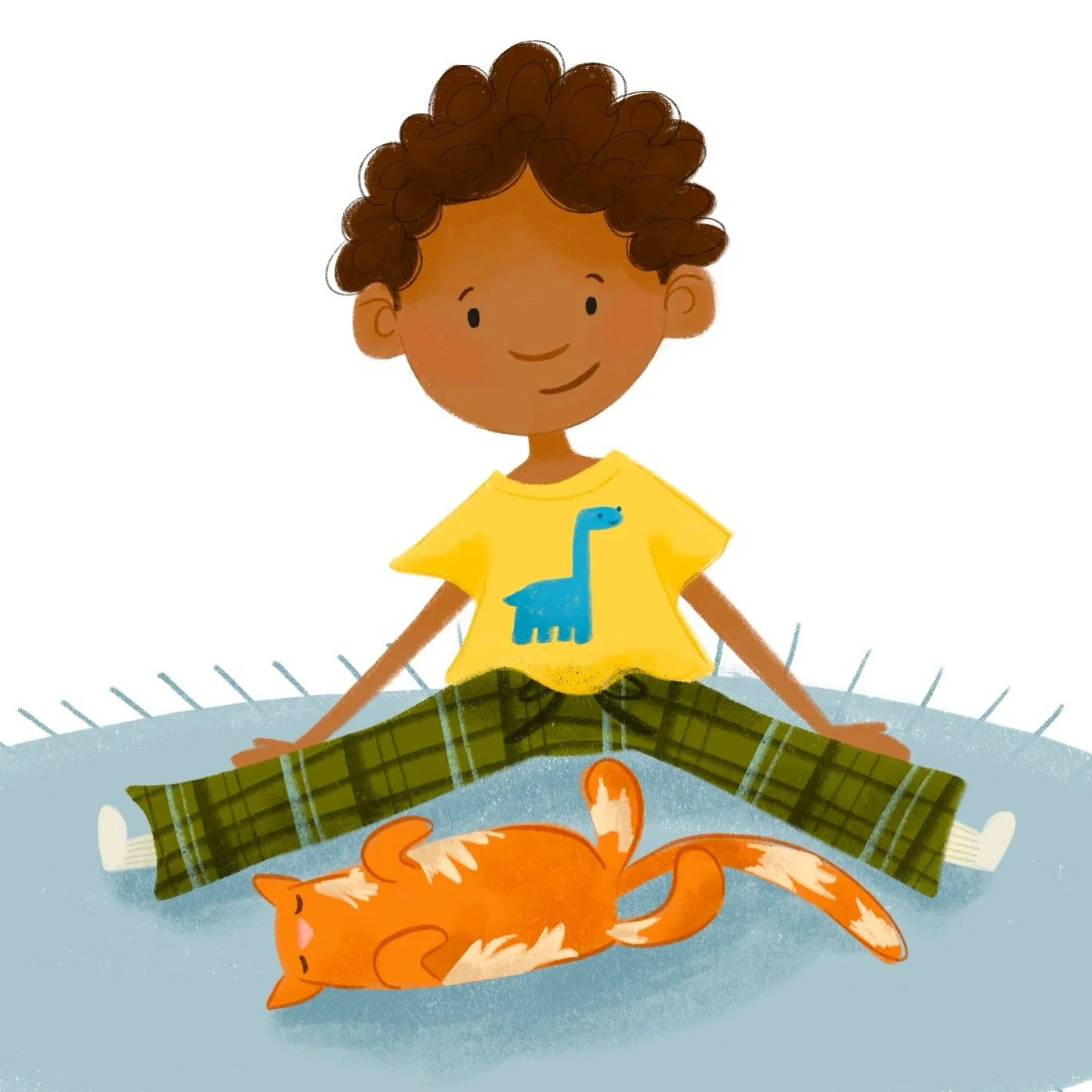 belly rubs before bedtime 

#illustration #illustrator #art #artist #digitalillustration #childrensbookillustrator #childrensbookillustration #kidslitart #catillustration #picturebook #picturebookillustration #freelanceartist #freelanceillustrator