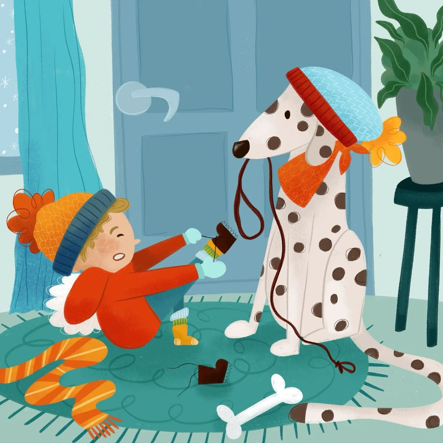 bark!

#peachtober #peachtober25 #peachtober25bark #illustration #illustrator #art #artist #digitalillustration #kidslitart #childrensbookillustration #childrensbookillustrator