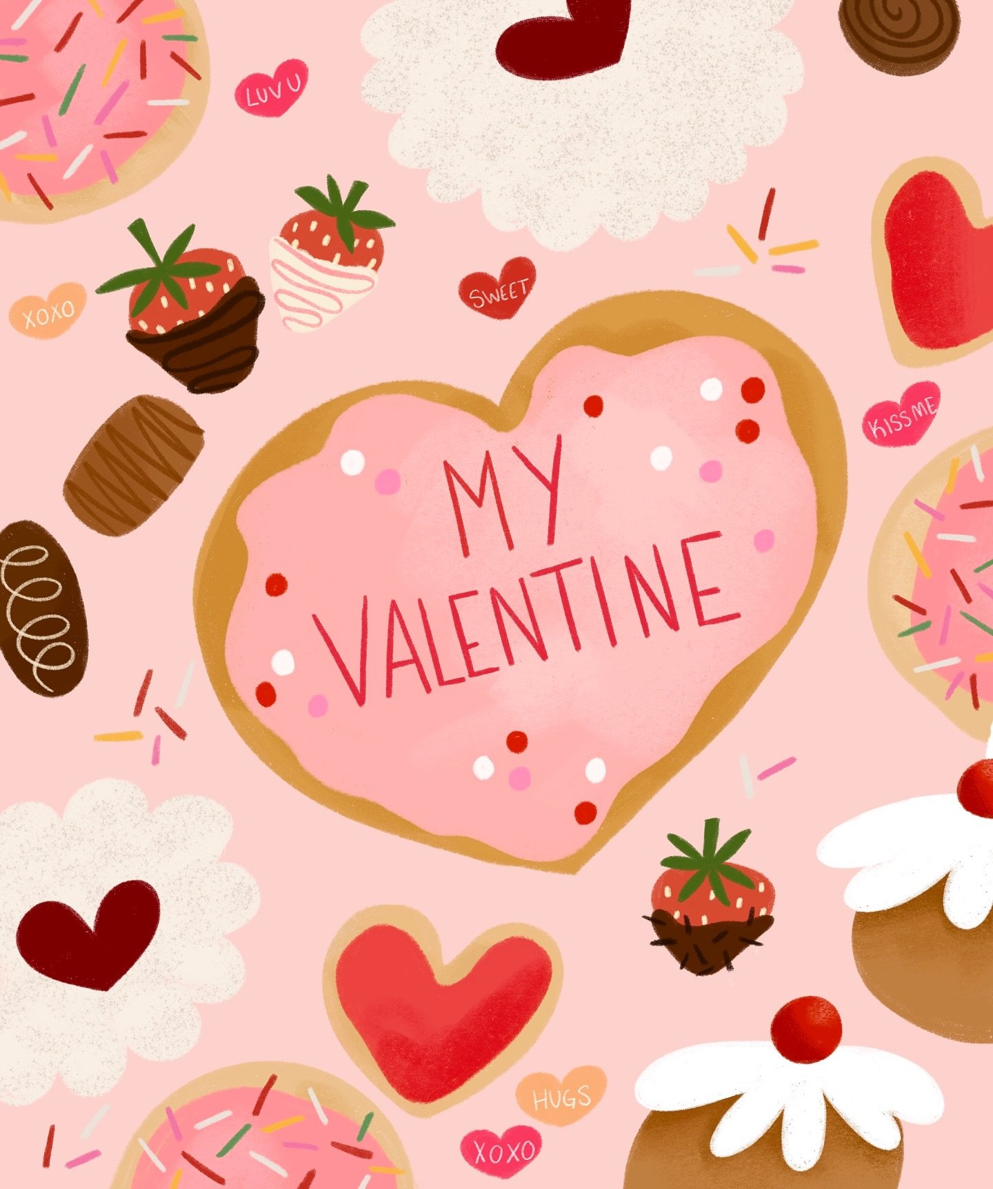 happy valentines day! 

#illustration #art #foodillustration #valentinesday #illustrator