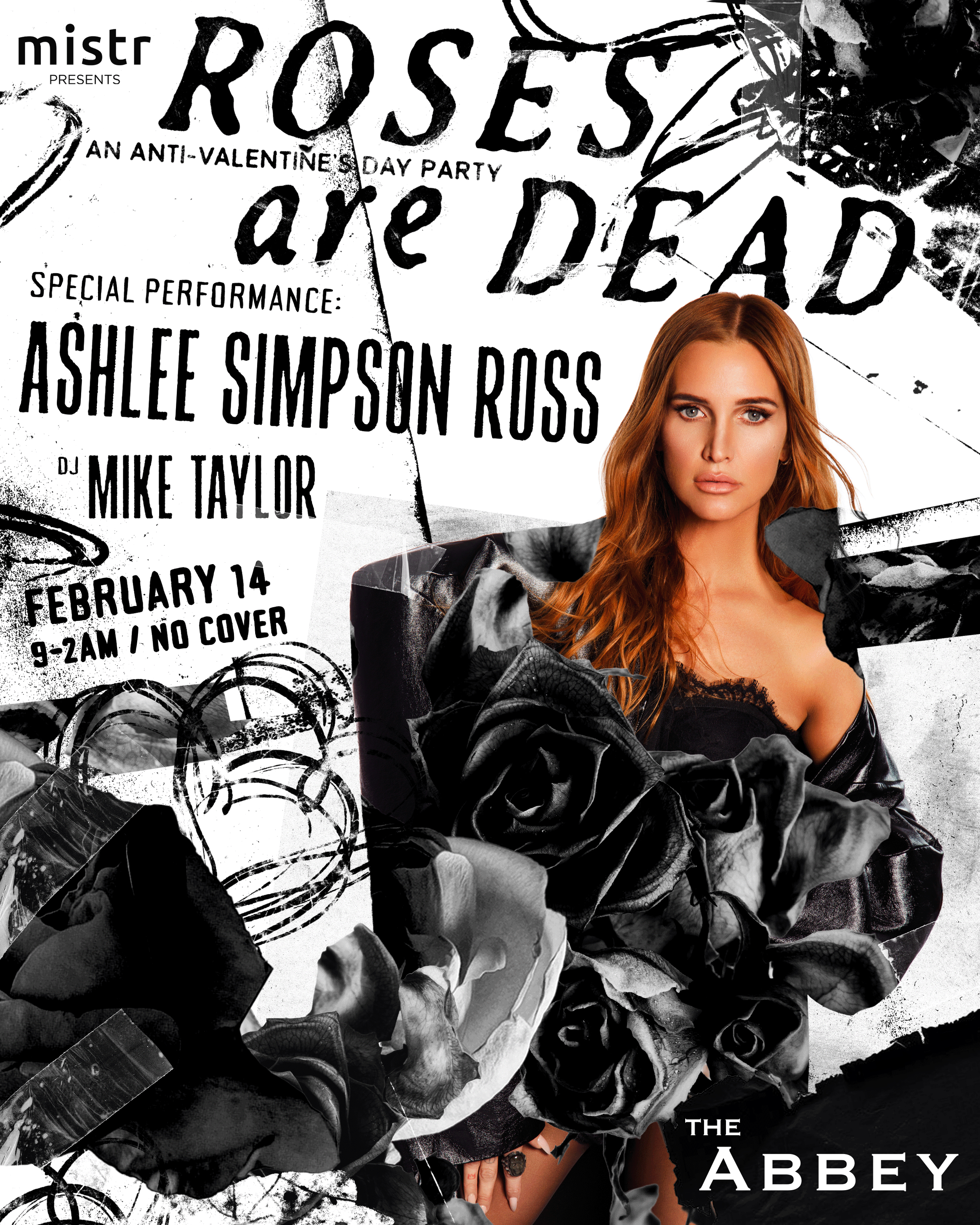 Roses are Dead, An Anti Valentine's Day Party - The Abbey Weho