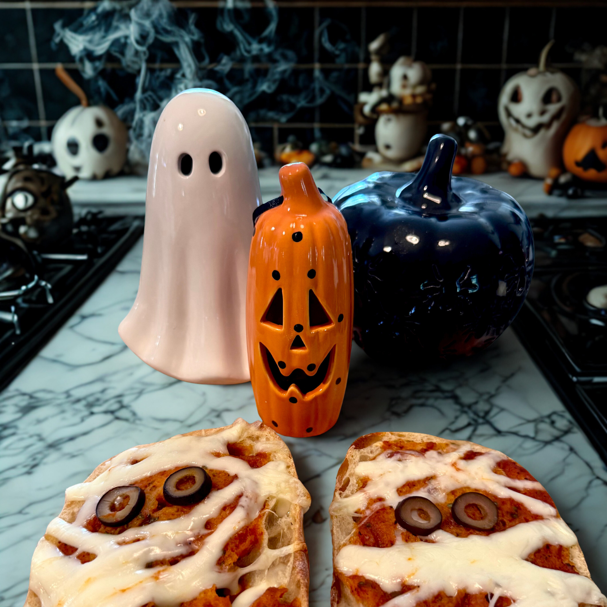 Mummy Garlic Ciabatta Bread Pizza