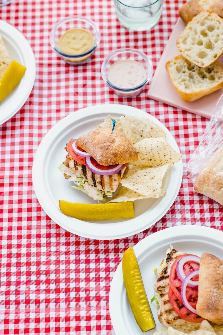 Chicken Sandwich with the Works