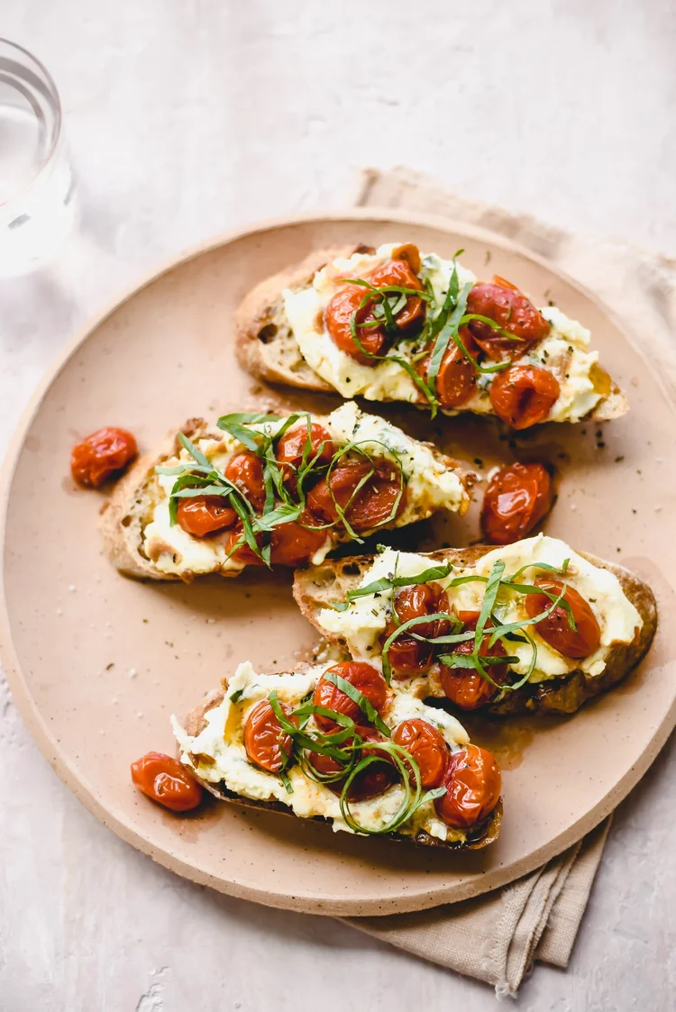Tomato Basil Tartine